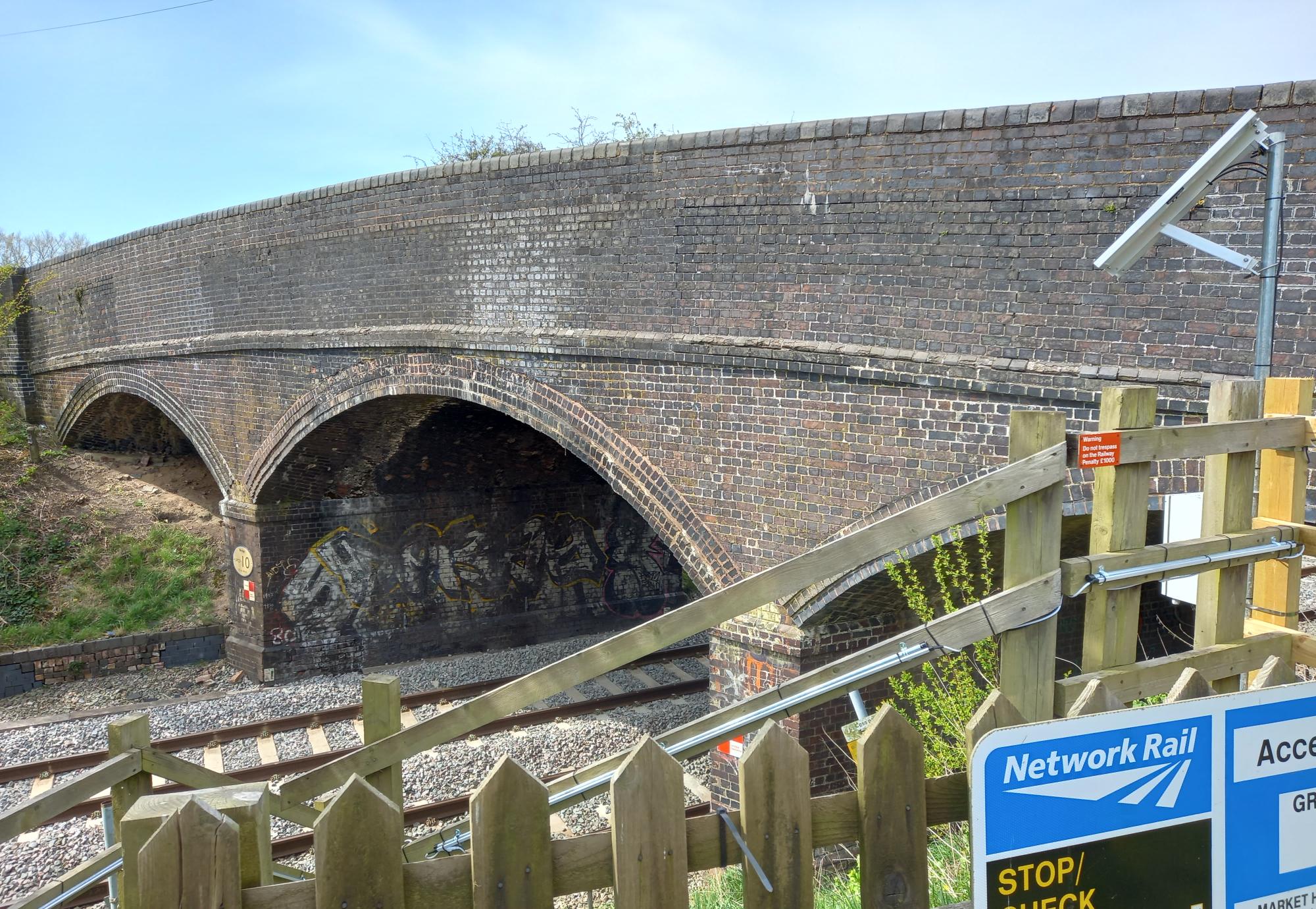 Station Road bridge in Great Glen, Leicester