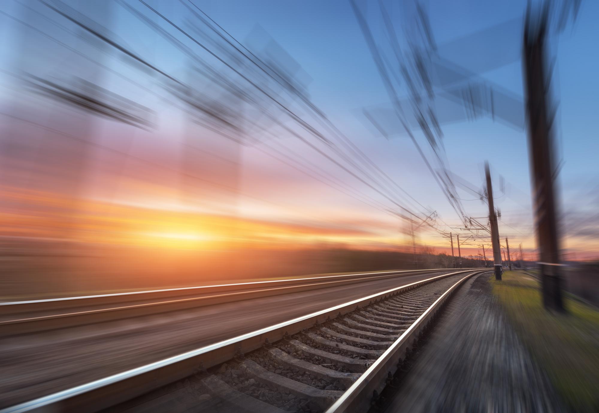 Blurred rail image, via Istock 