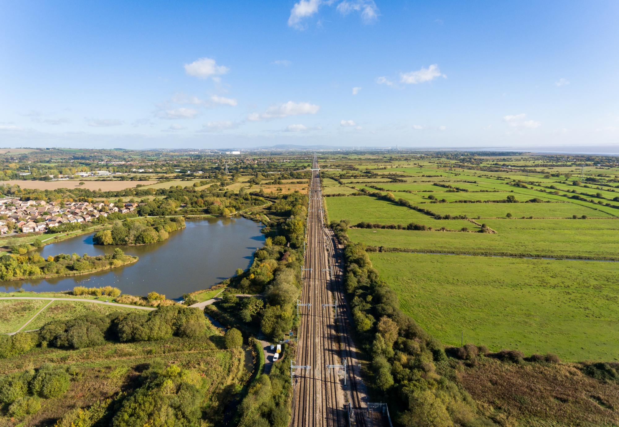 Welsh rail line, via Istock 