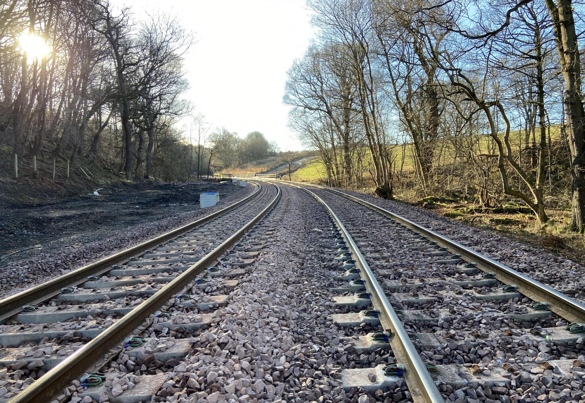 Double track section on levenmouth, via Network Rail 