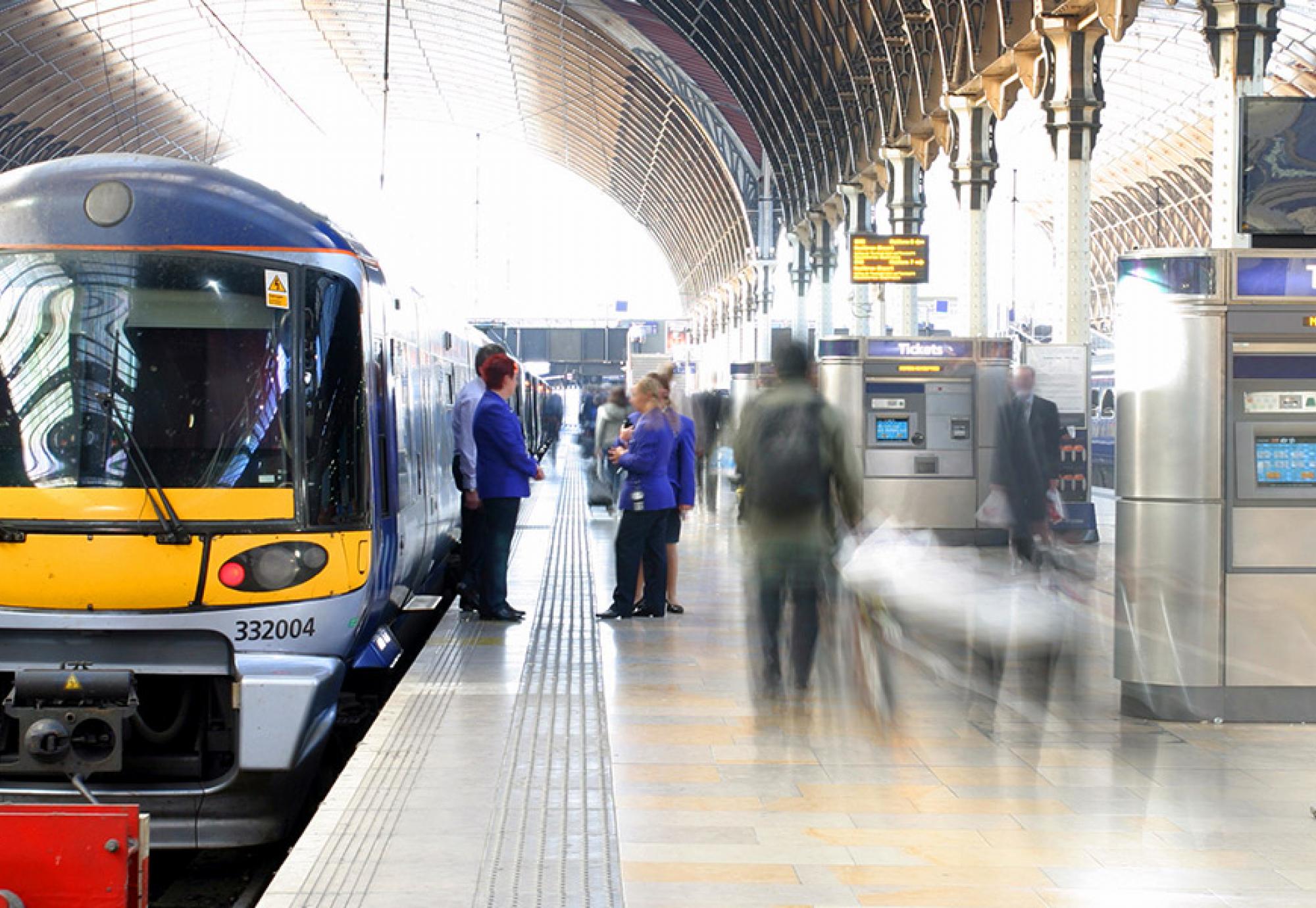 Train in station 