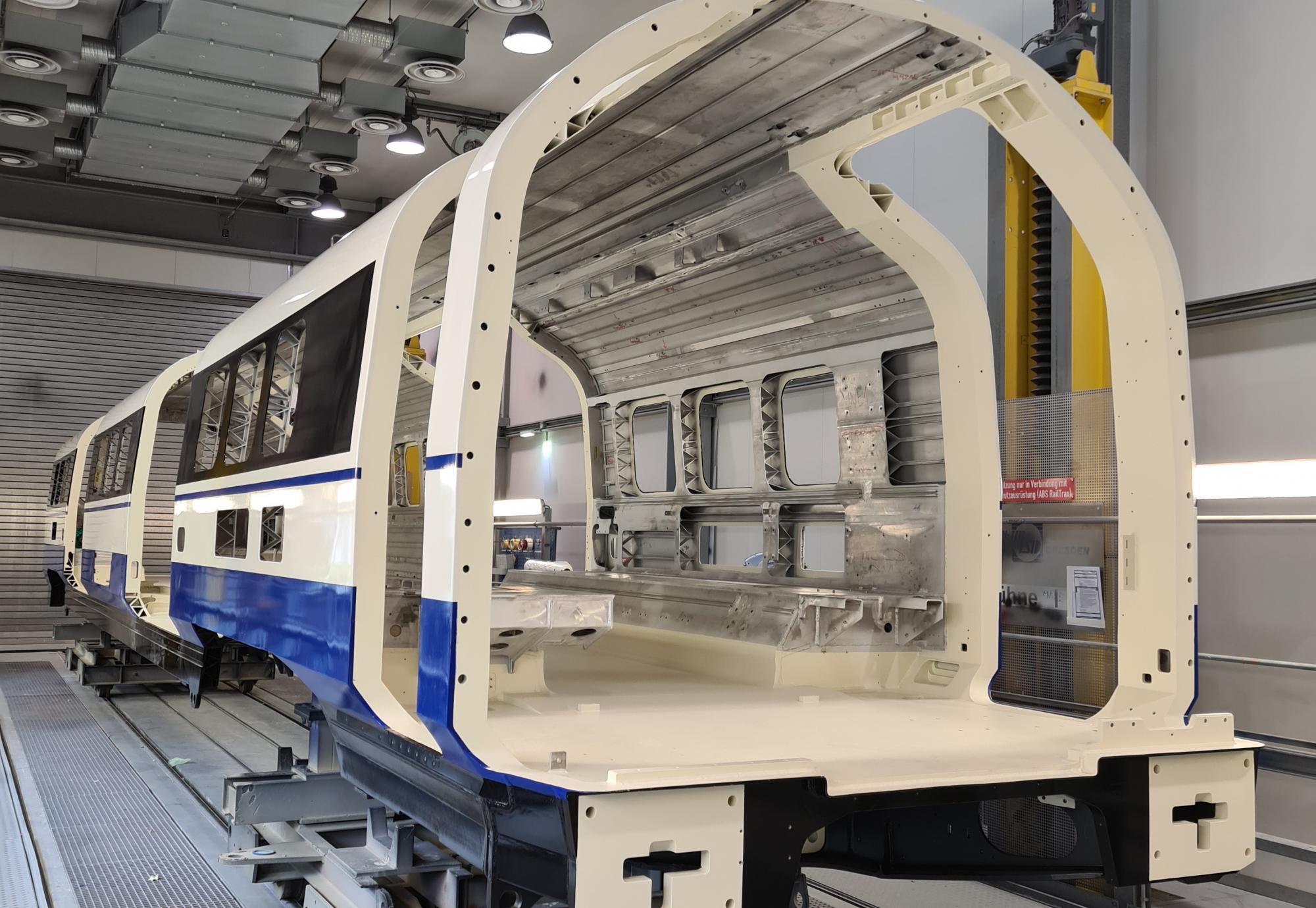 New Piccadilly line train shell, via TfL 