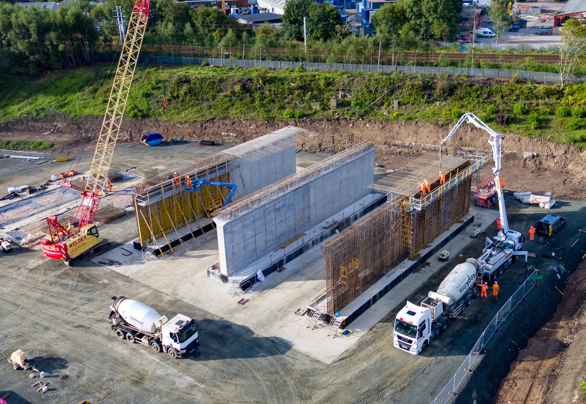 Ravenscraig Bridge move project, via Network Rail 