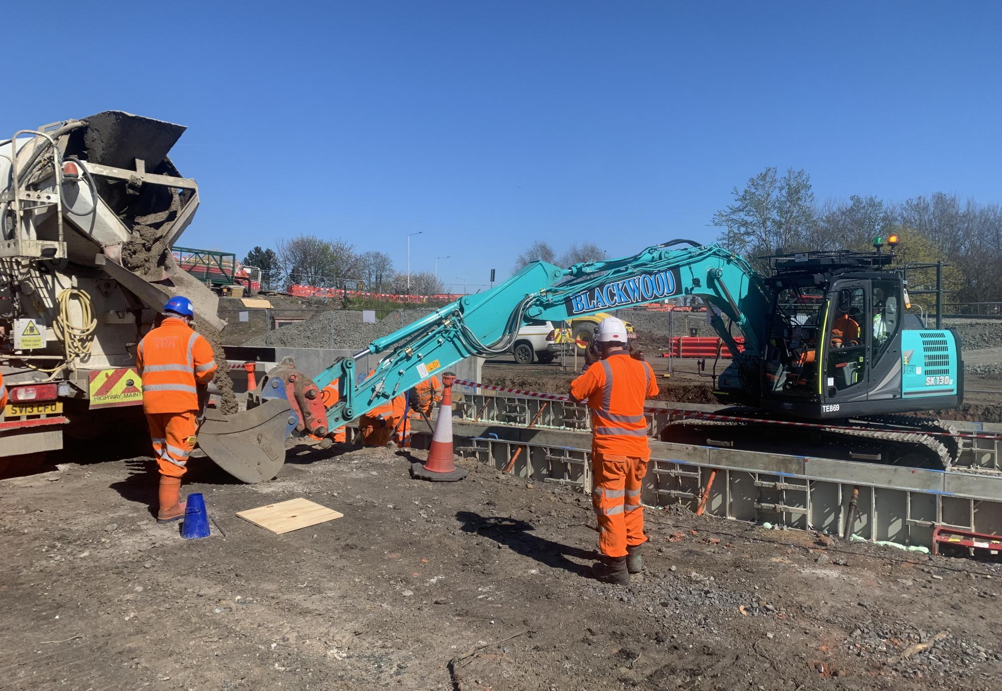 Construction work at Leven station, via Network Rail 