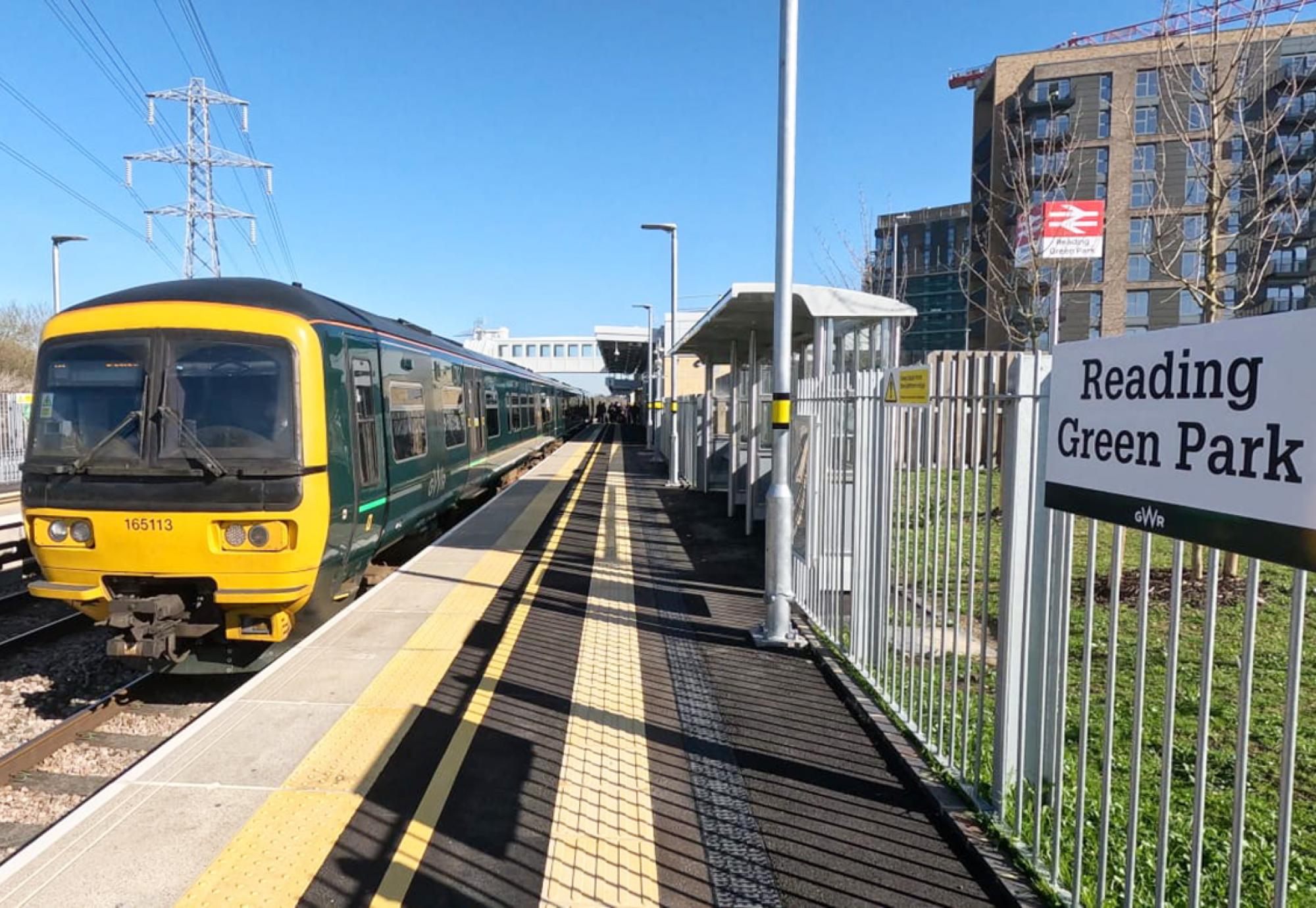 Reading Green Park, via GWR 