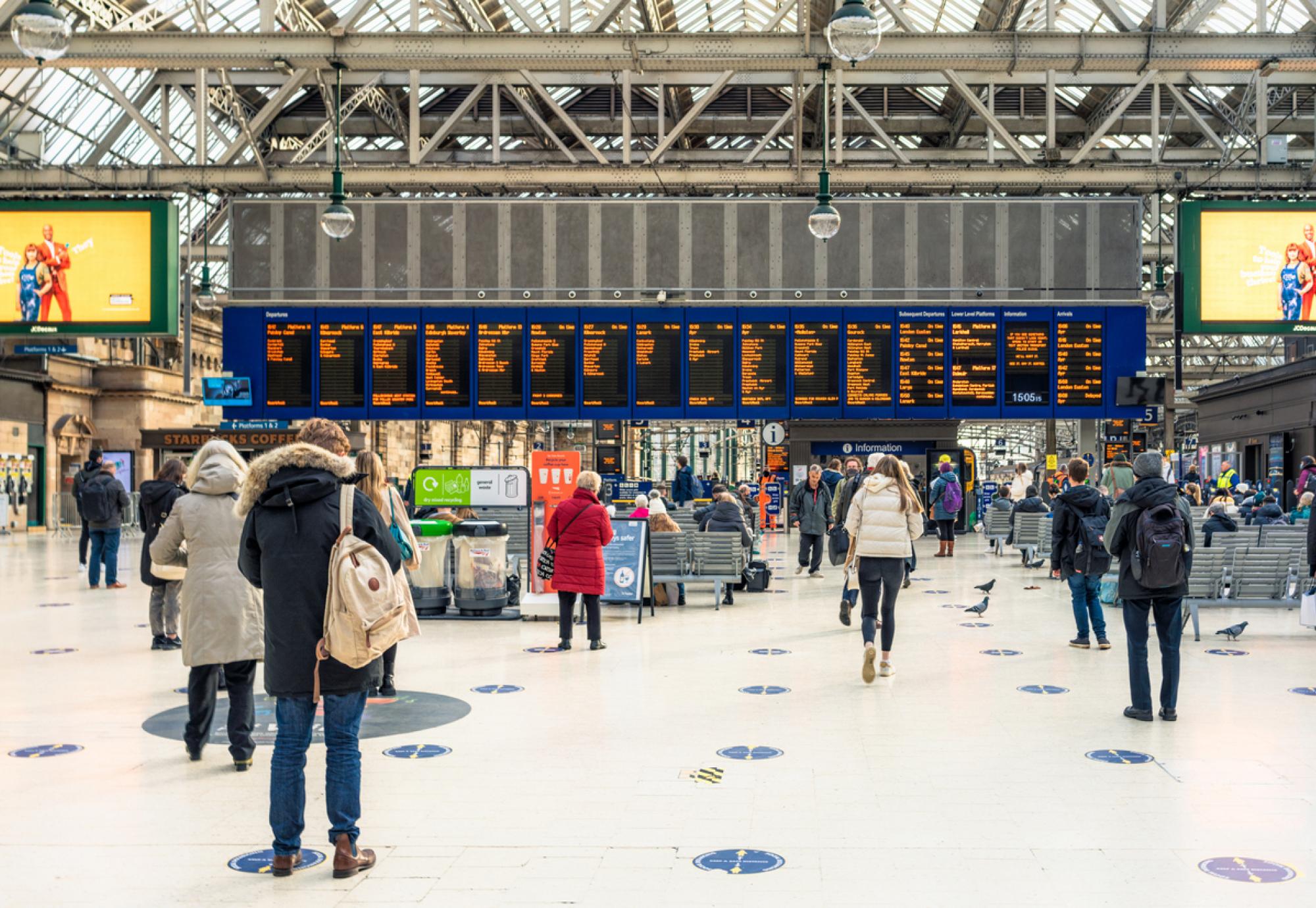 Glasgow Central rail station