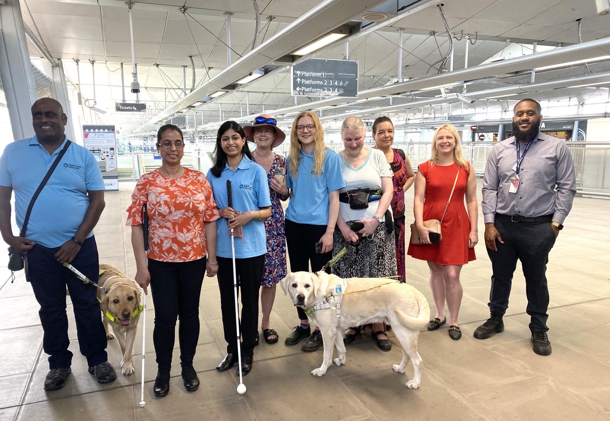 GTR trialling app across four stations to improve assistance for blind and partially sighted passengers 