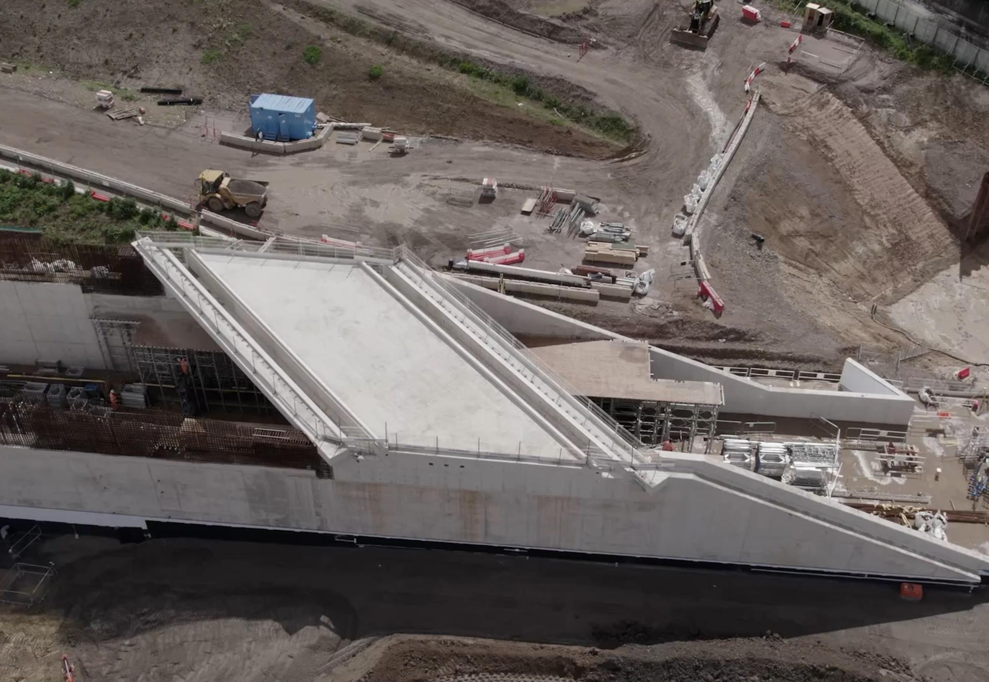 Western portal of HS2’s Copthall tunnel complete as progress continues