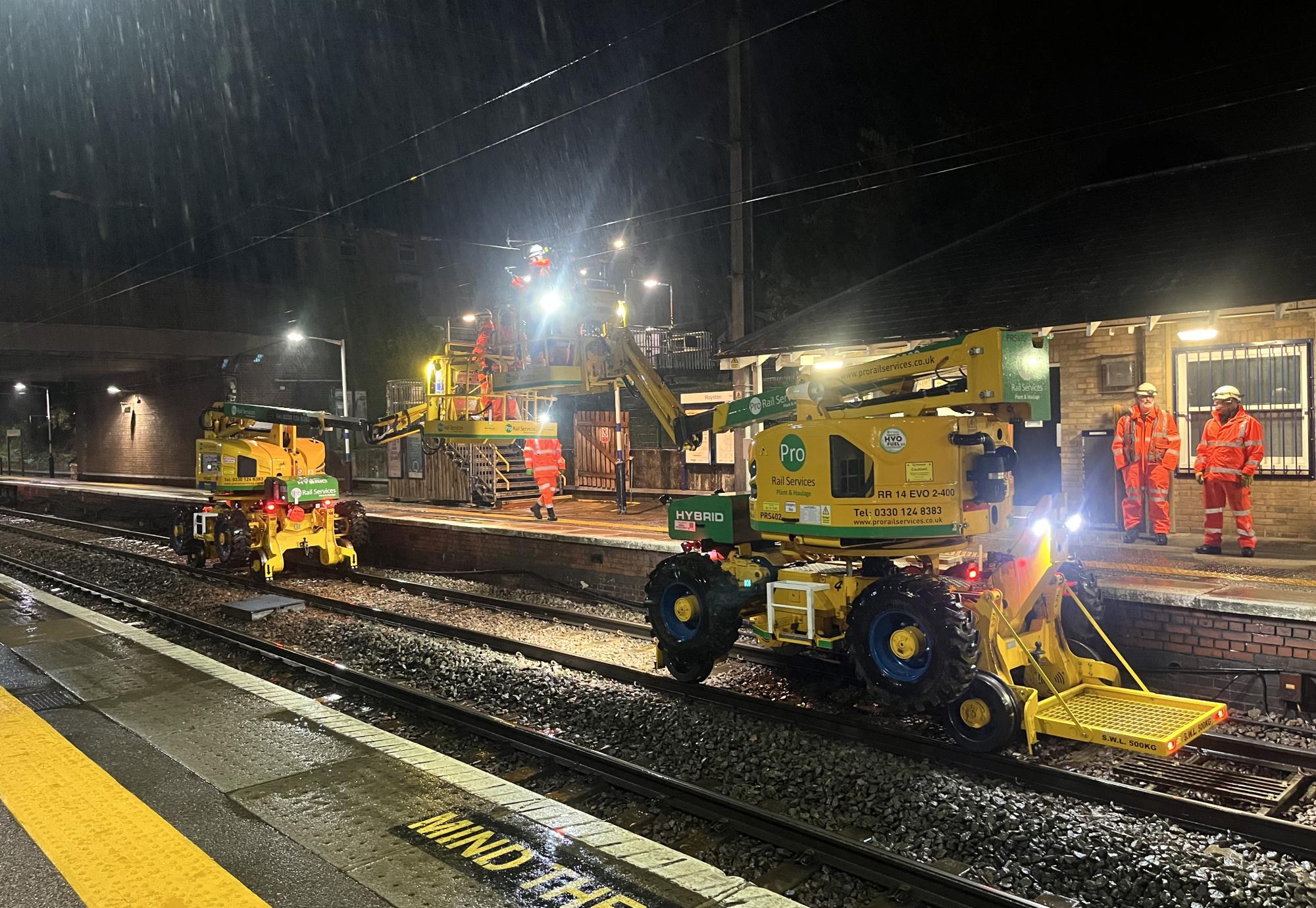 Network Rail completes first-of-its-kind zero emission engineering work