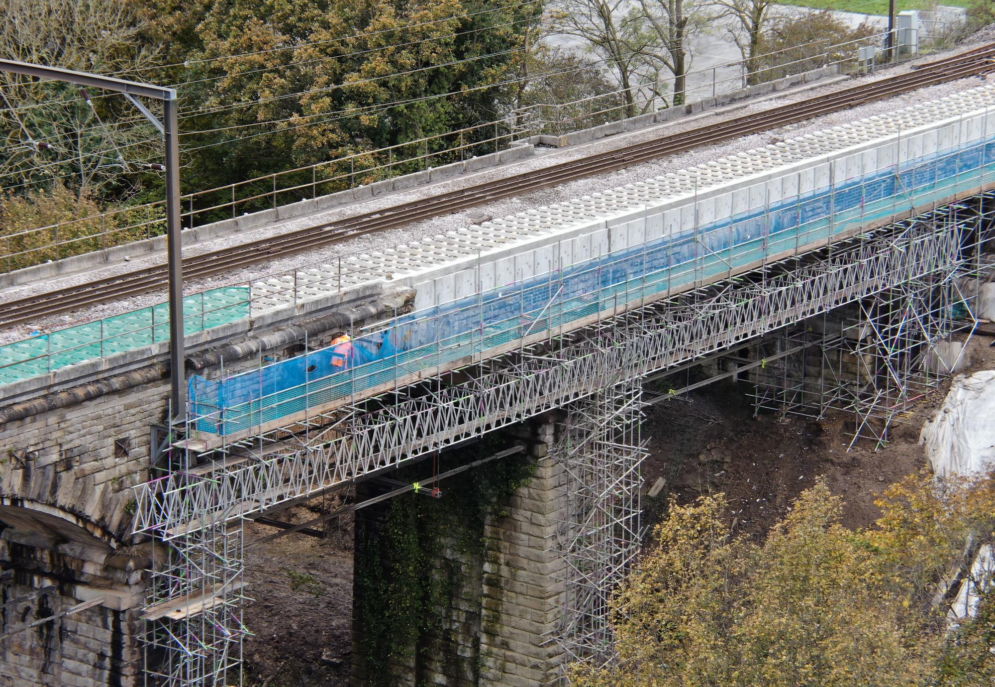 Network Rail completes repair work at Plessey Viaduct in Northumberland