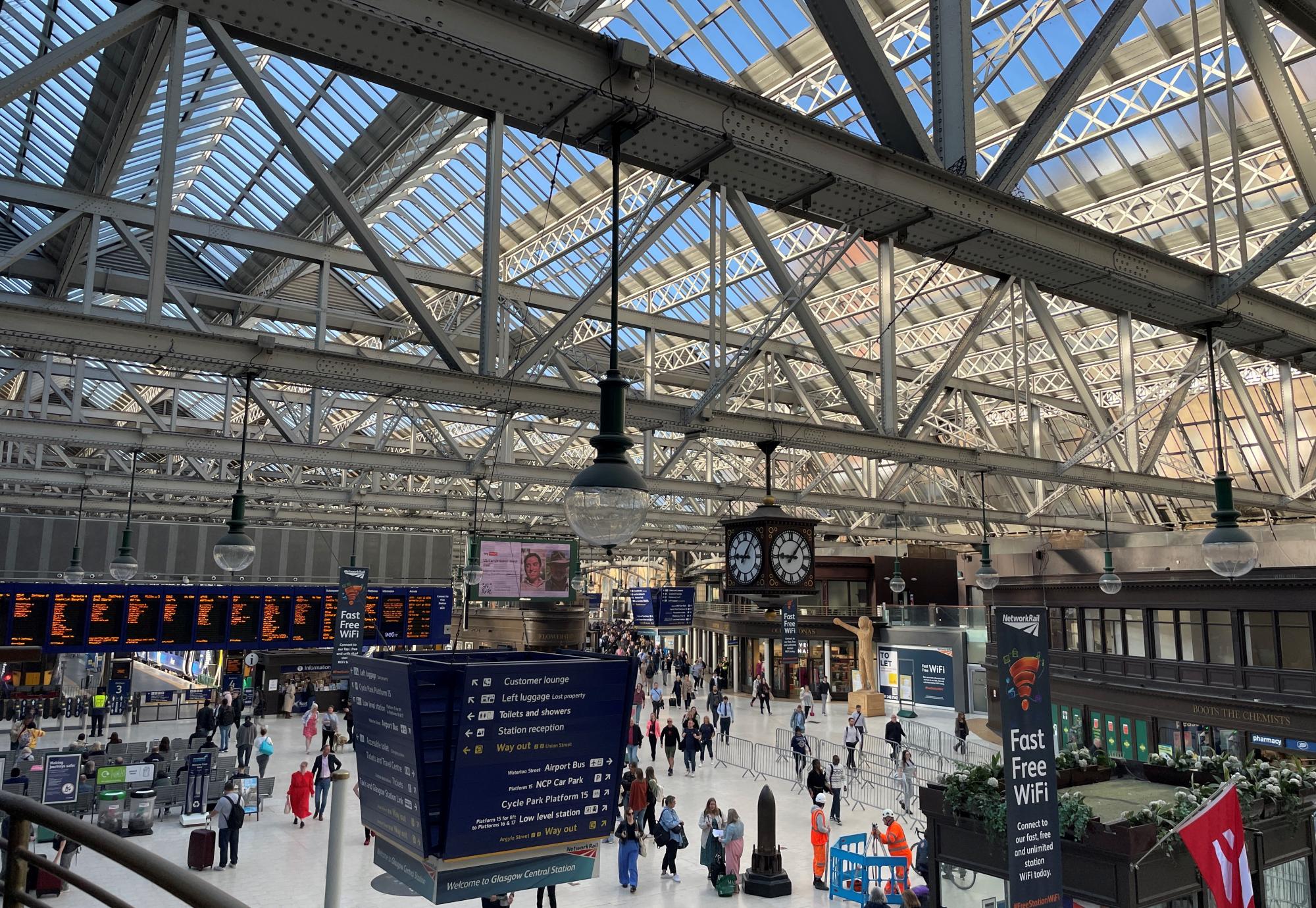 Glasgow Central Station clock