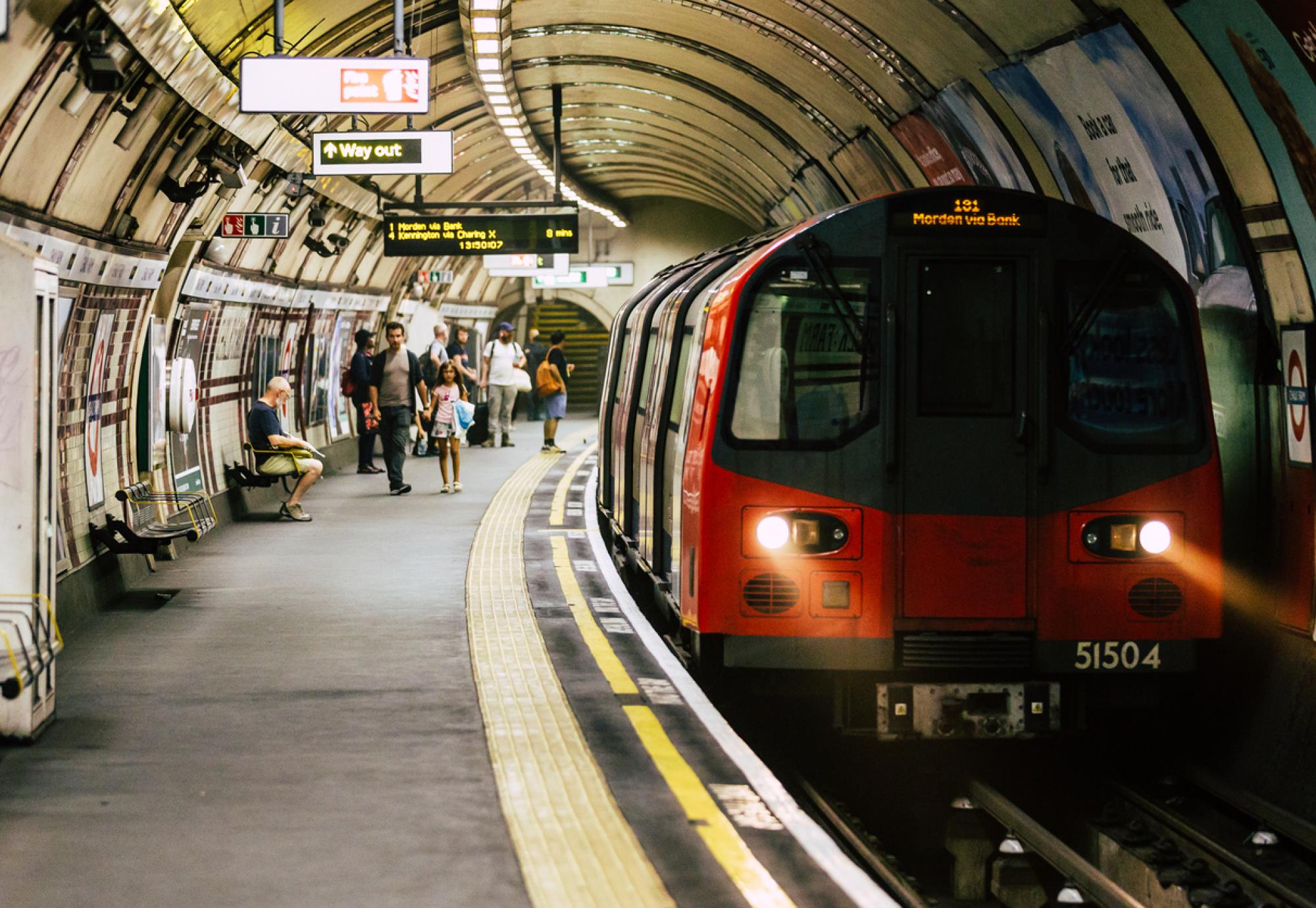 London tube station