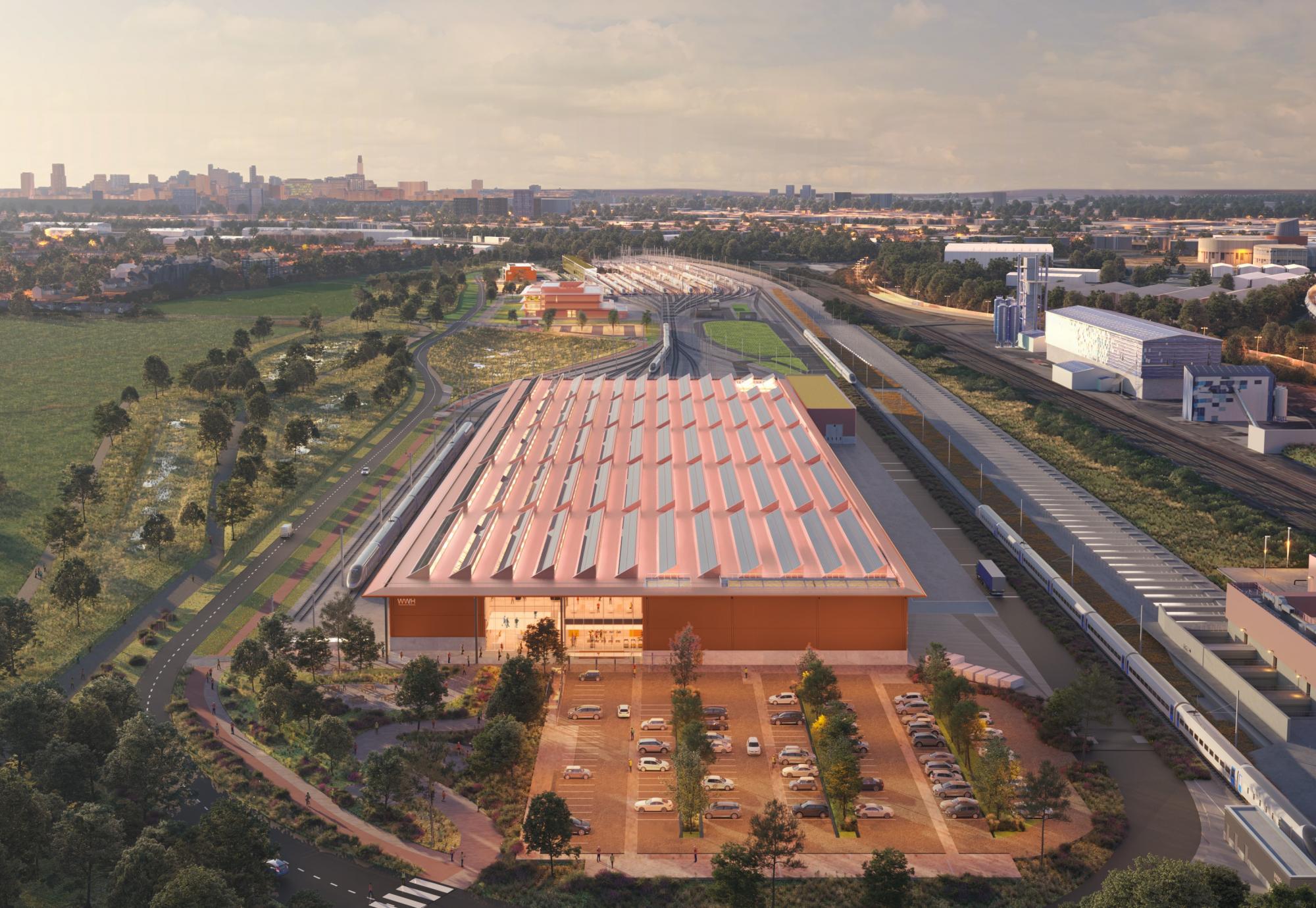 Aerial view of Washwood Heath