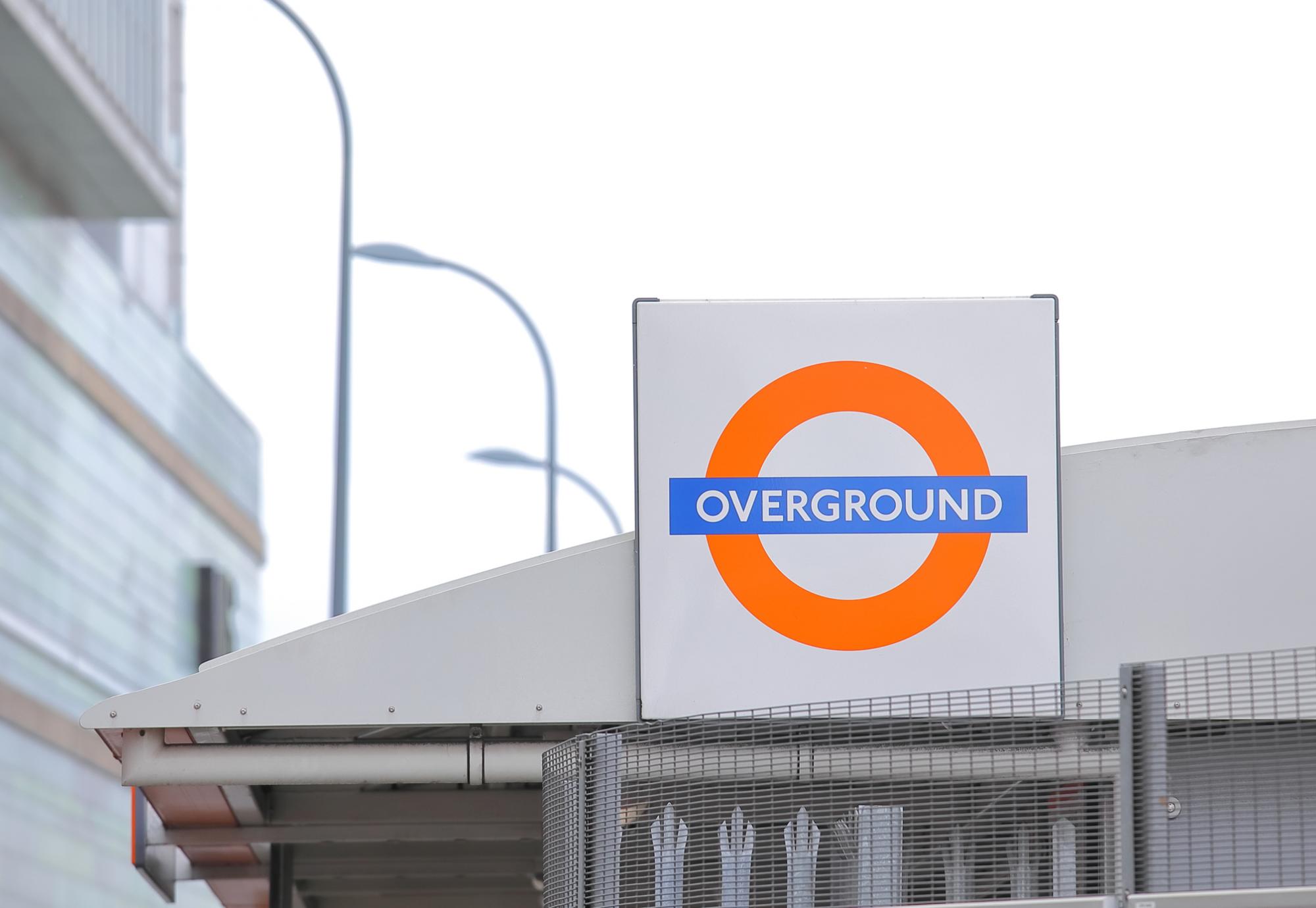London Overground sign