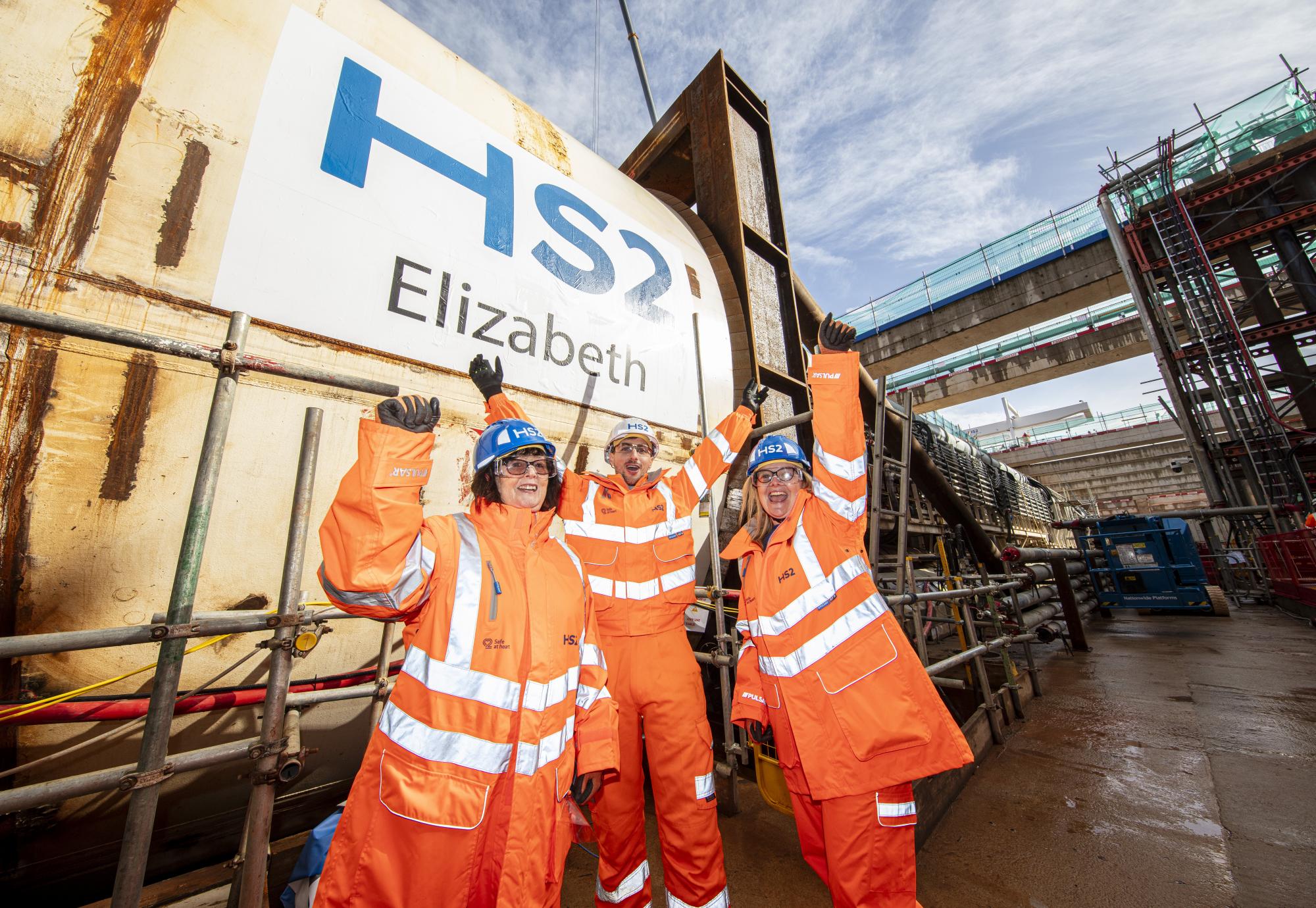 HS2 Bromford Tunnel Elizabeth TBM