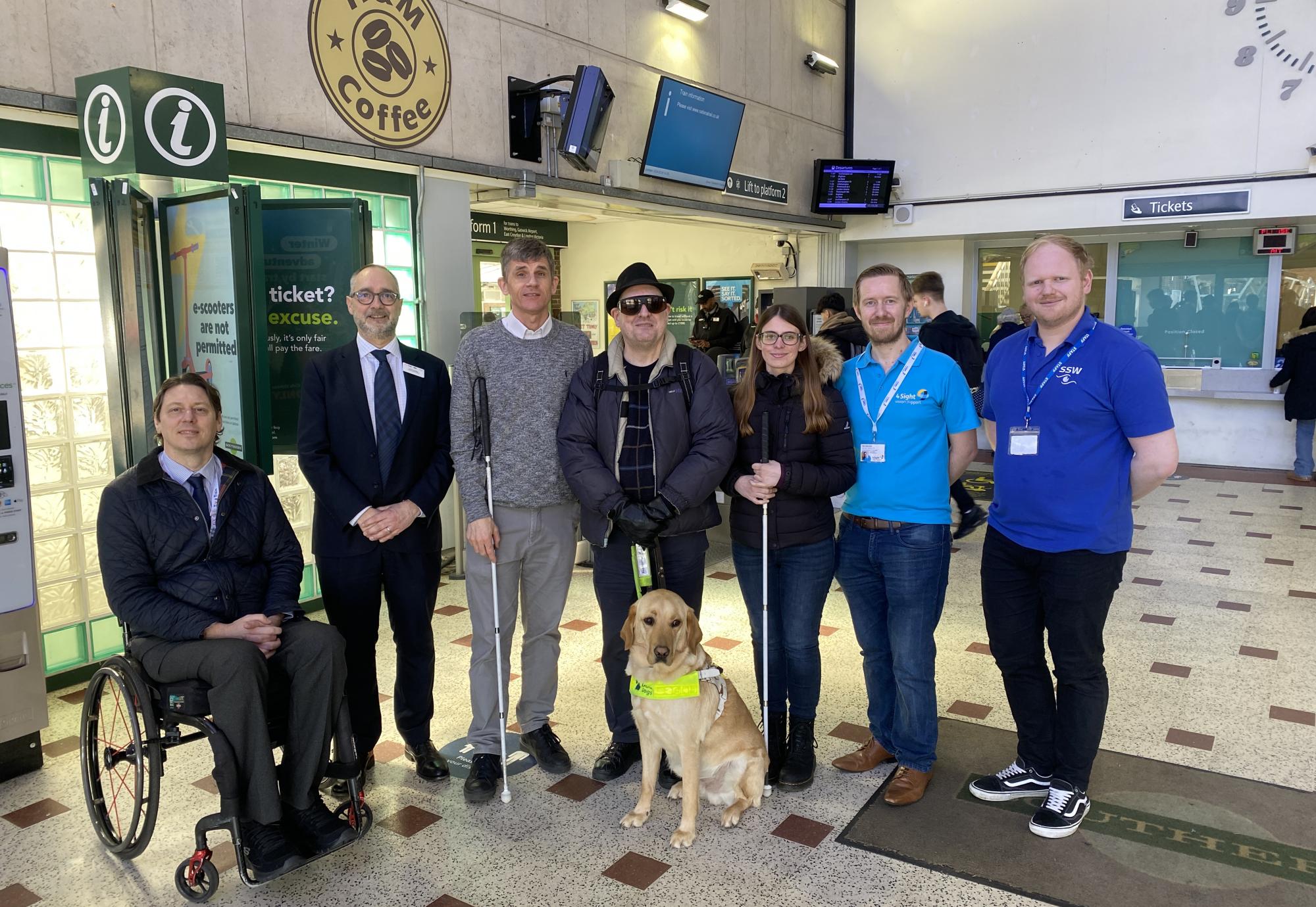 GTR visually impaired passengers app