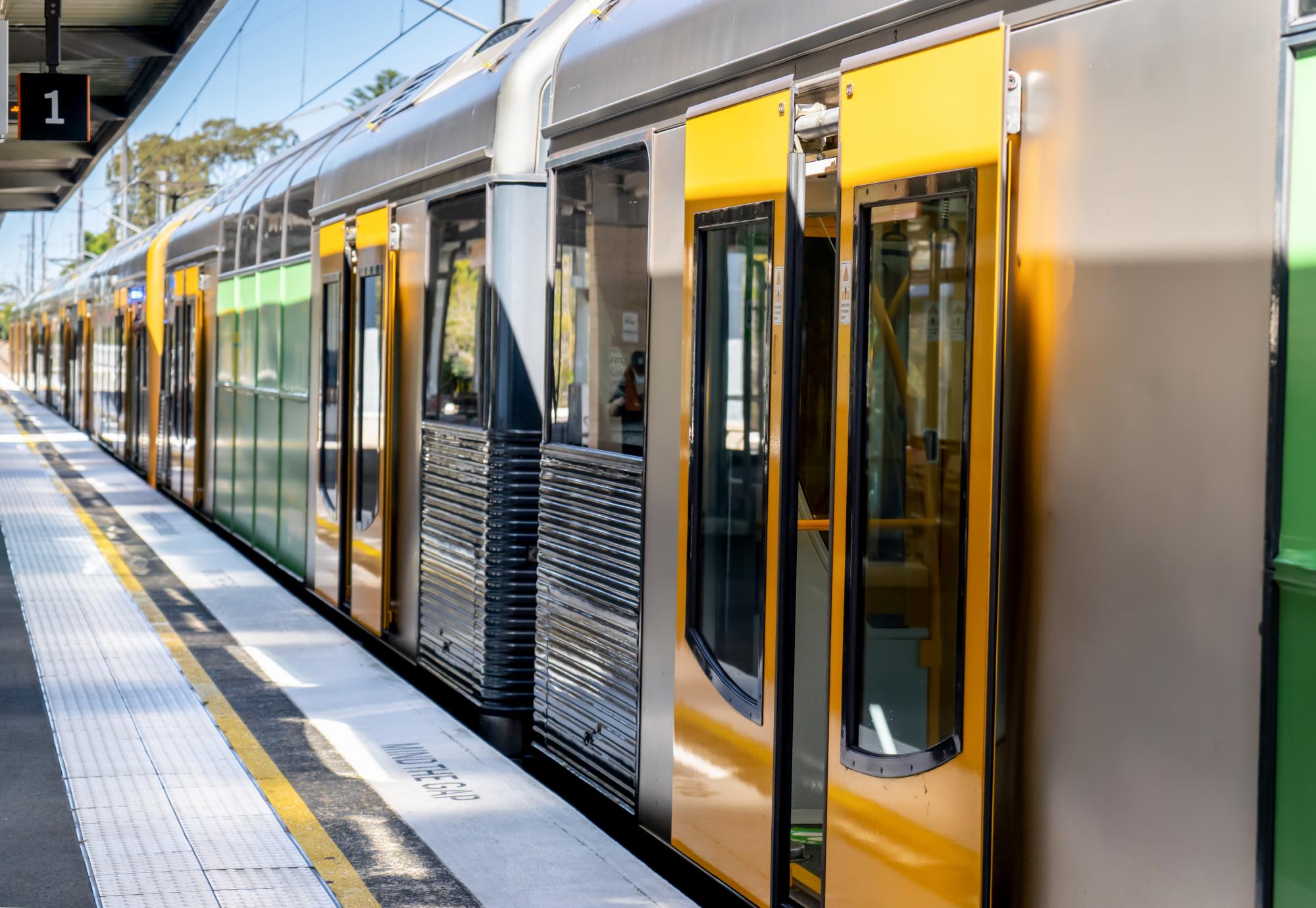 Passenger train in Australia