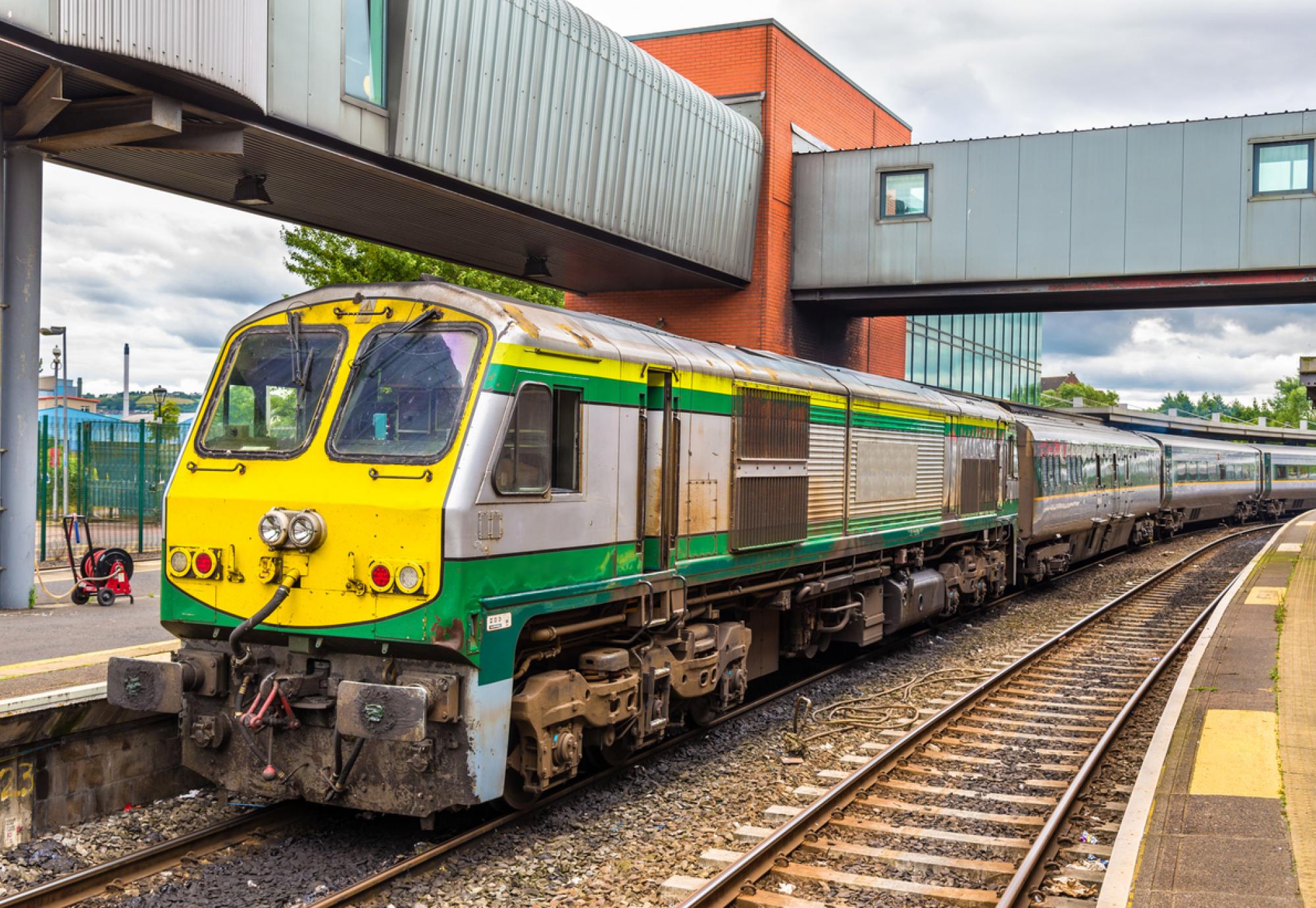 Enterprise train in Belfast