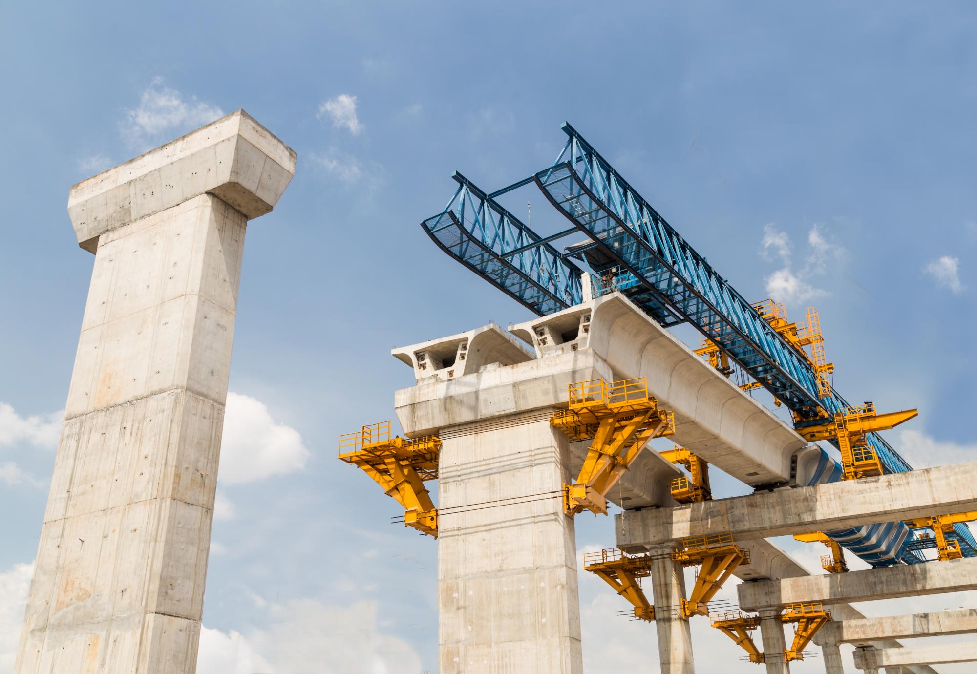 Bridge under construction