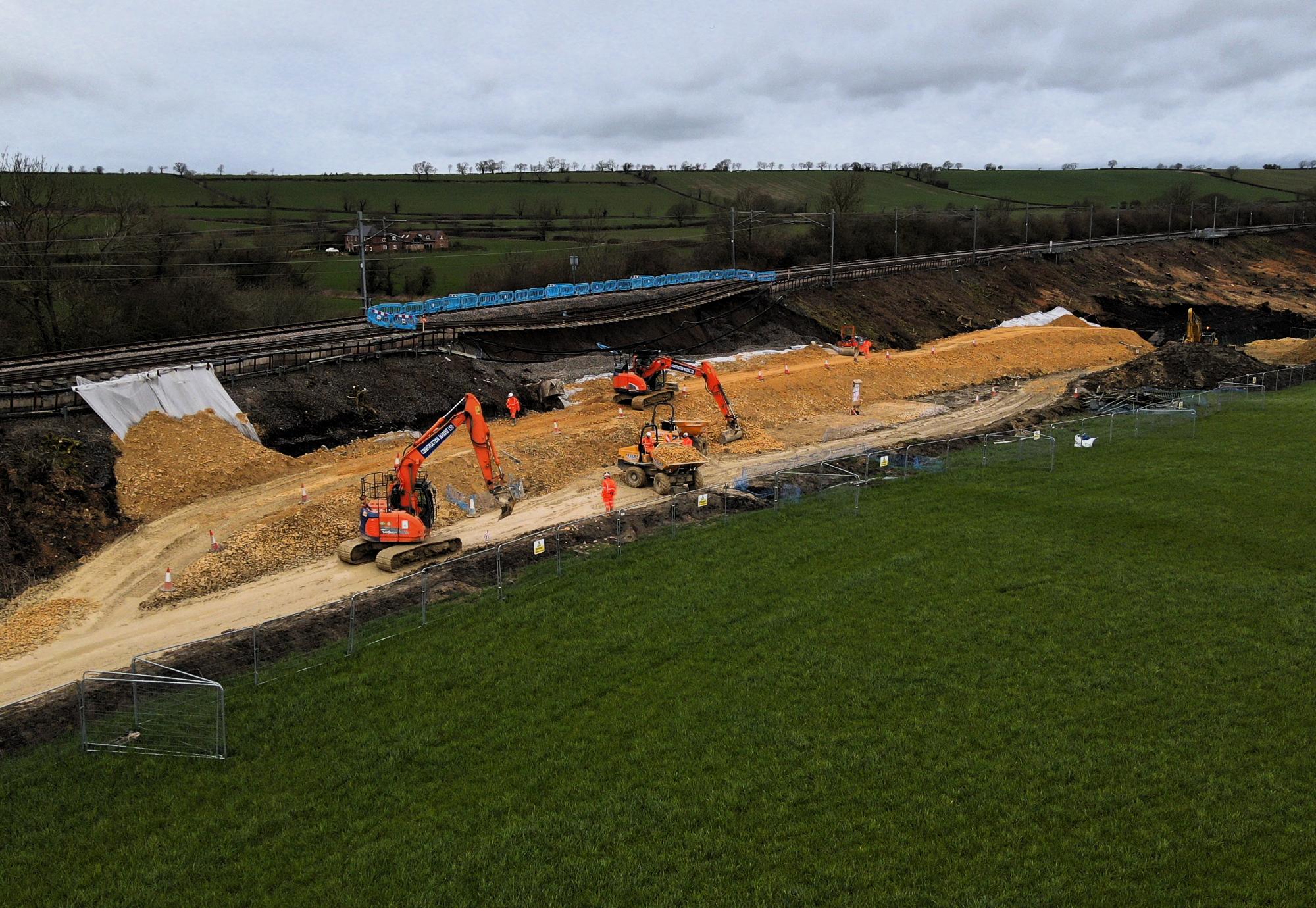 Landslip repairs