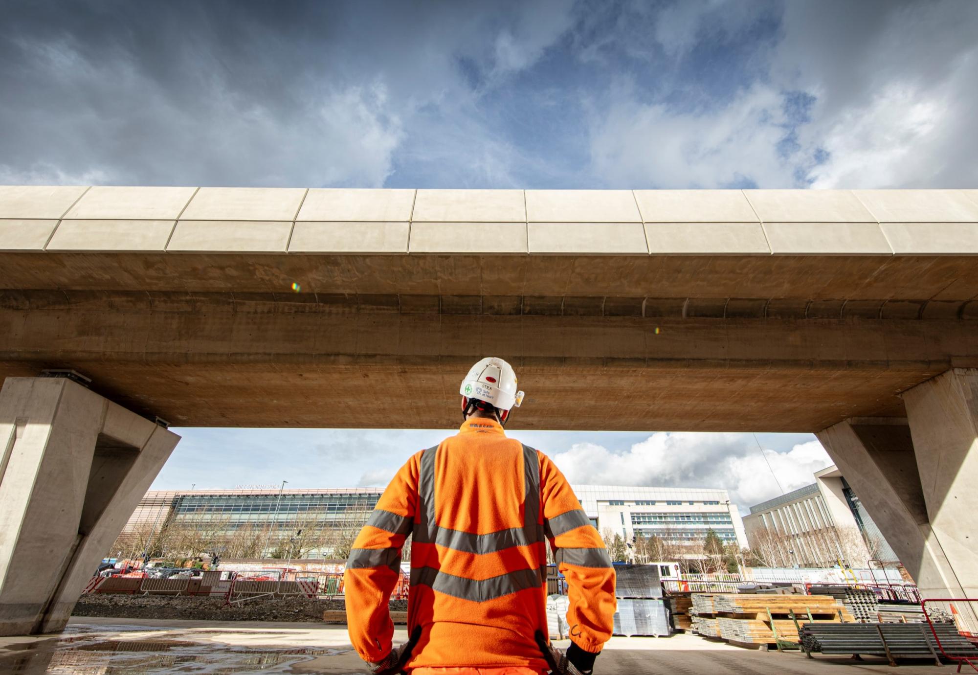 First completed section of Curzon 3 viaduct