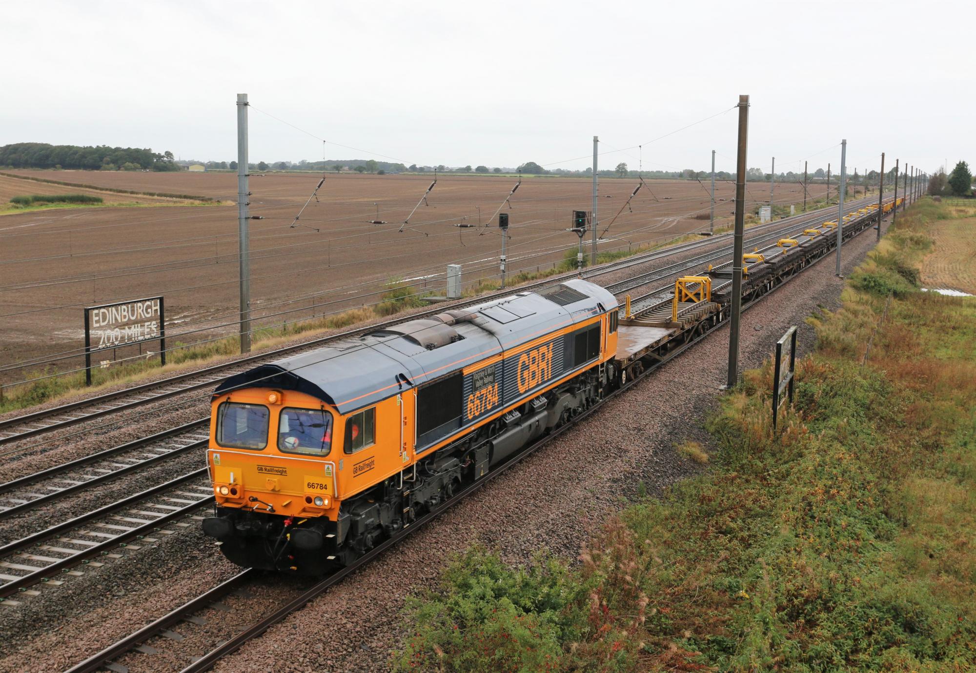 GB Railfreight train