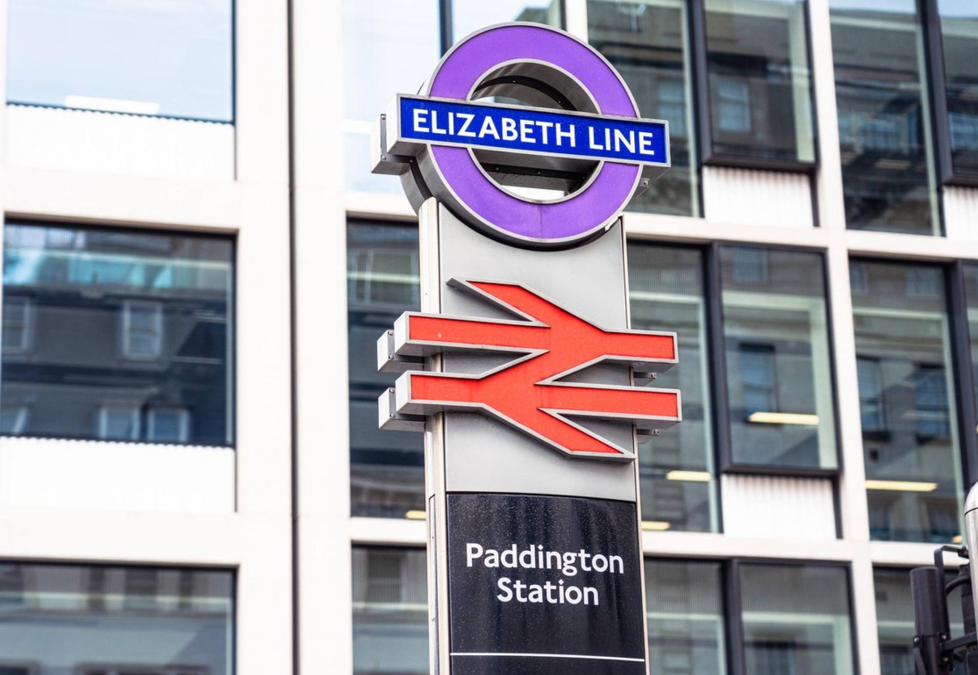 Elizabeth line Paddington stop