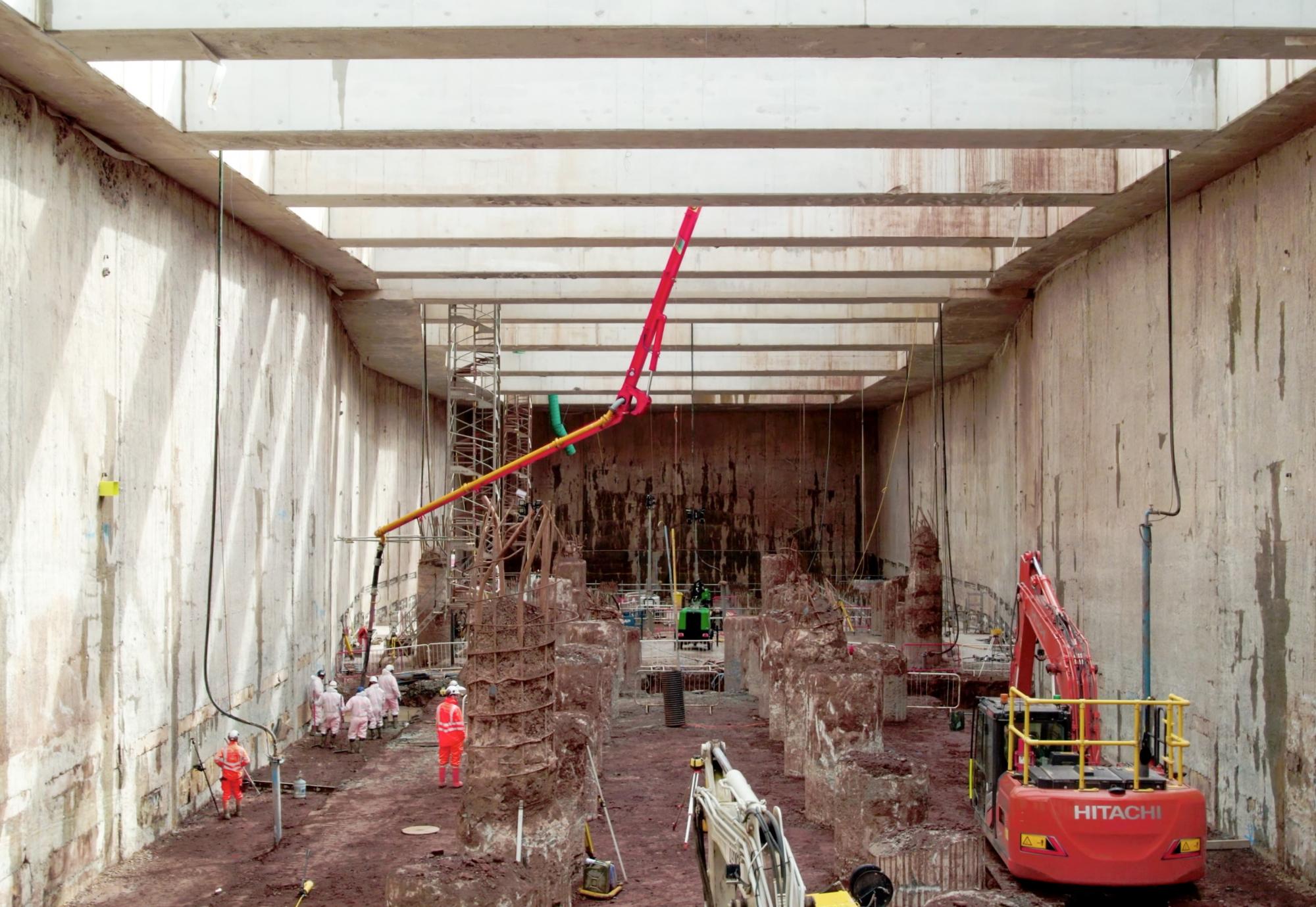 HS2 Birmingham Bromford Tunnel west portal complete at Washwood Heath