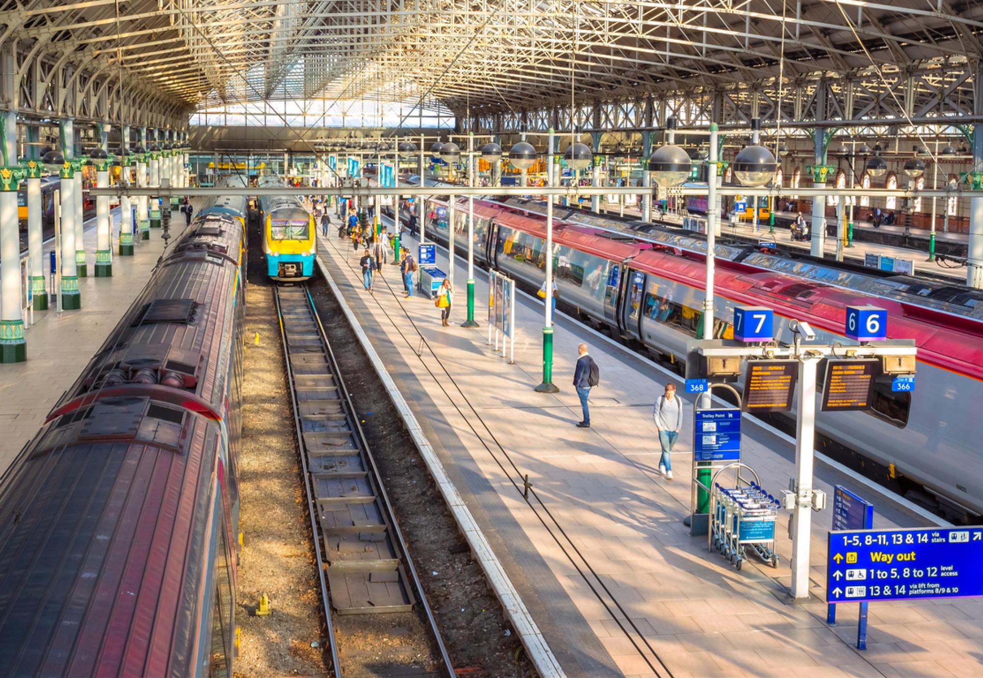 Manchester Piccadilly station in Manchester