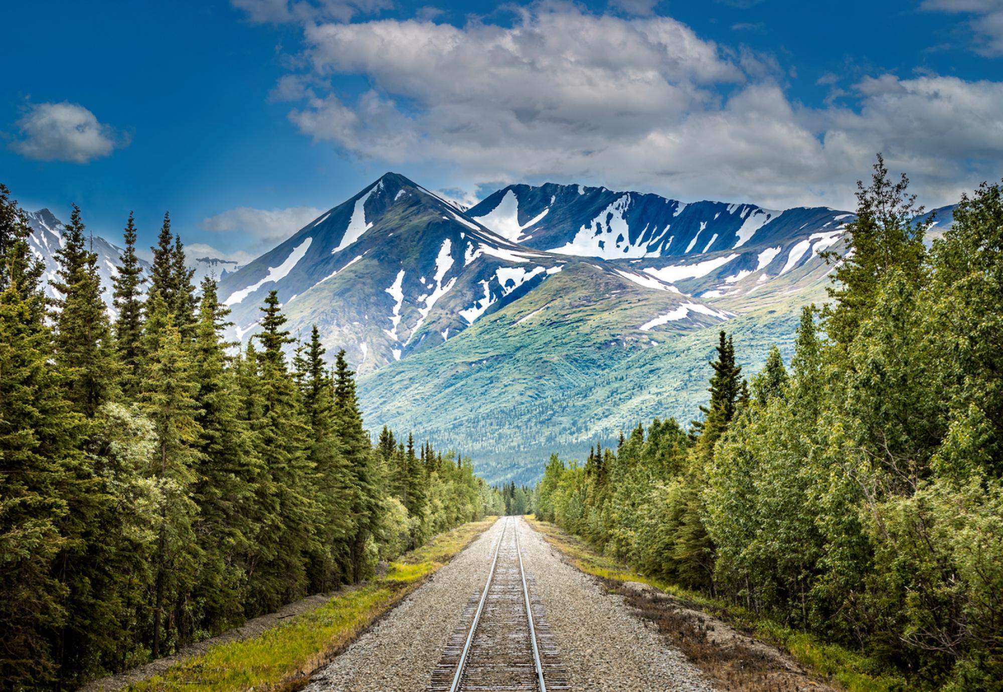 Train track in the United States