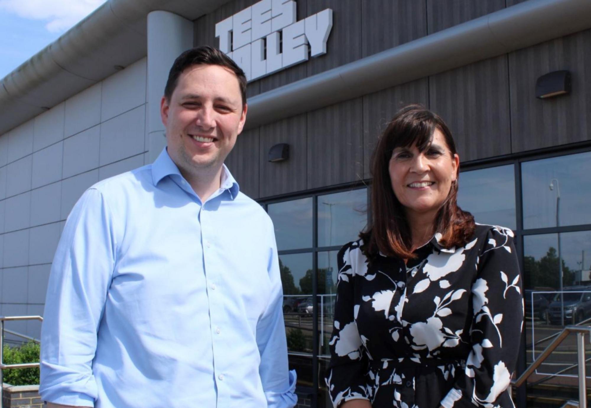 Ben Houchen and Tricia Williams