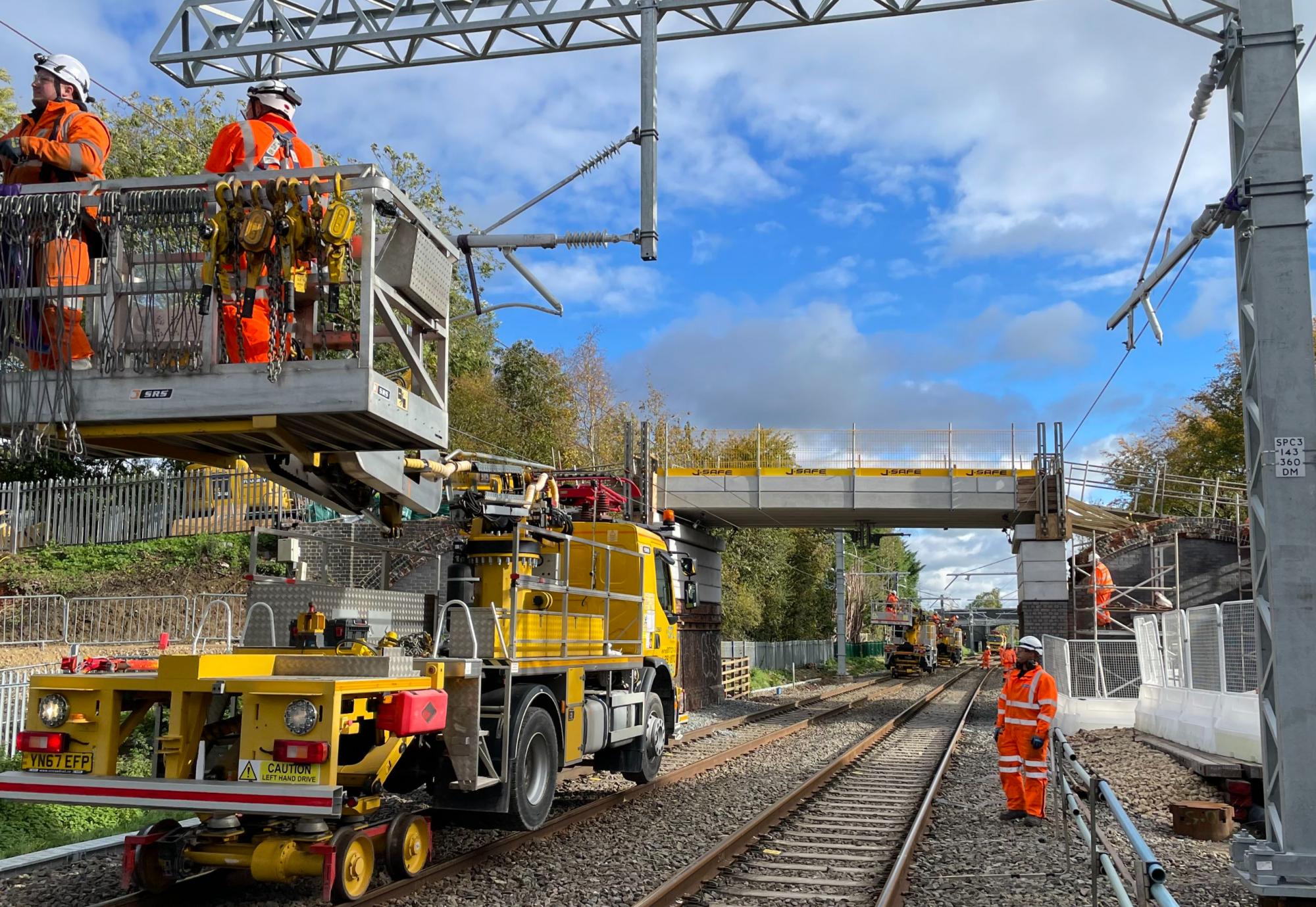 Network Rail Engineers on the Midland Mainline
