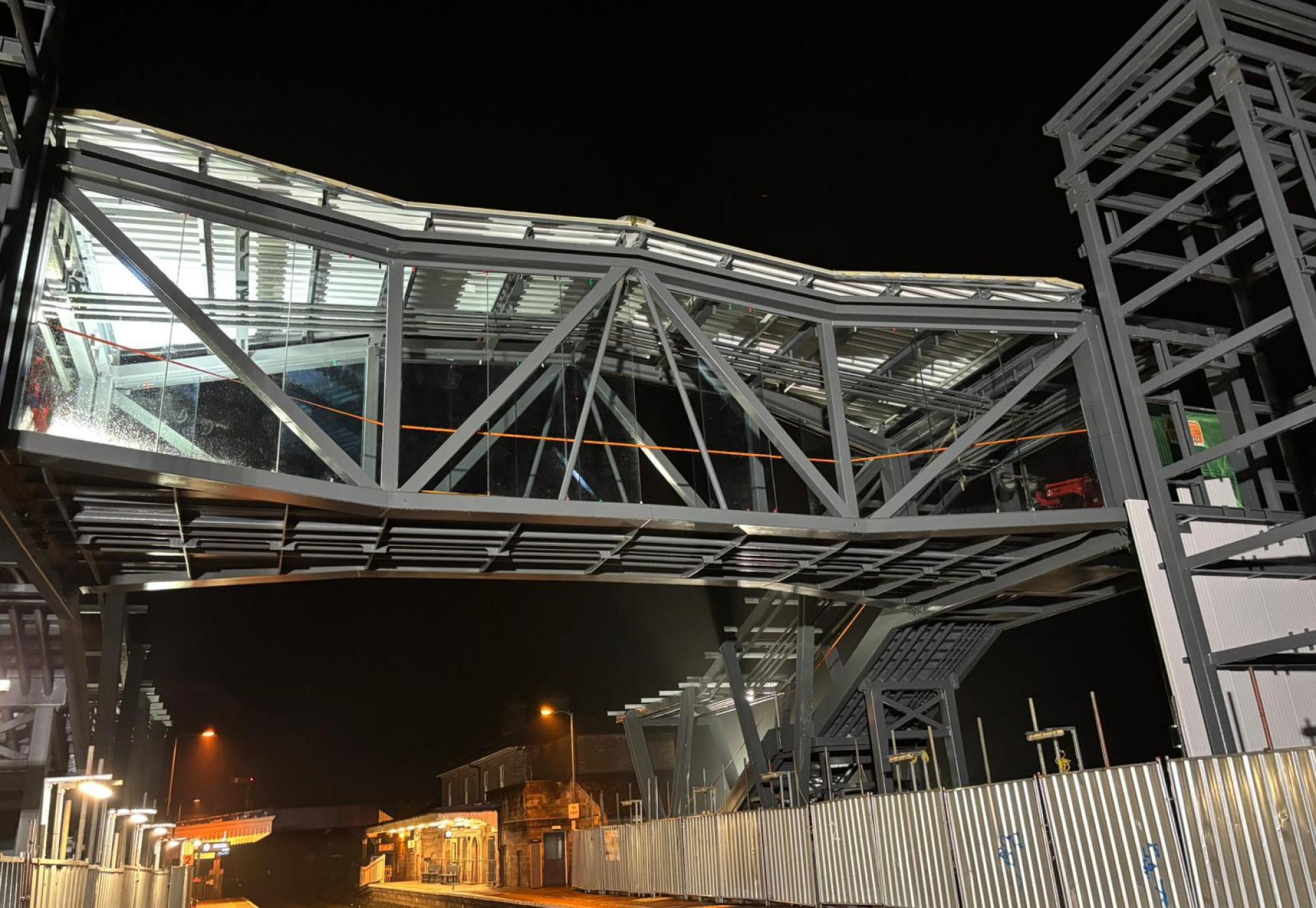 The main span at Abergavenny 