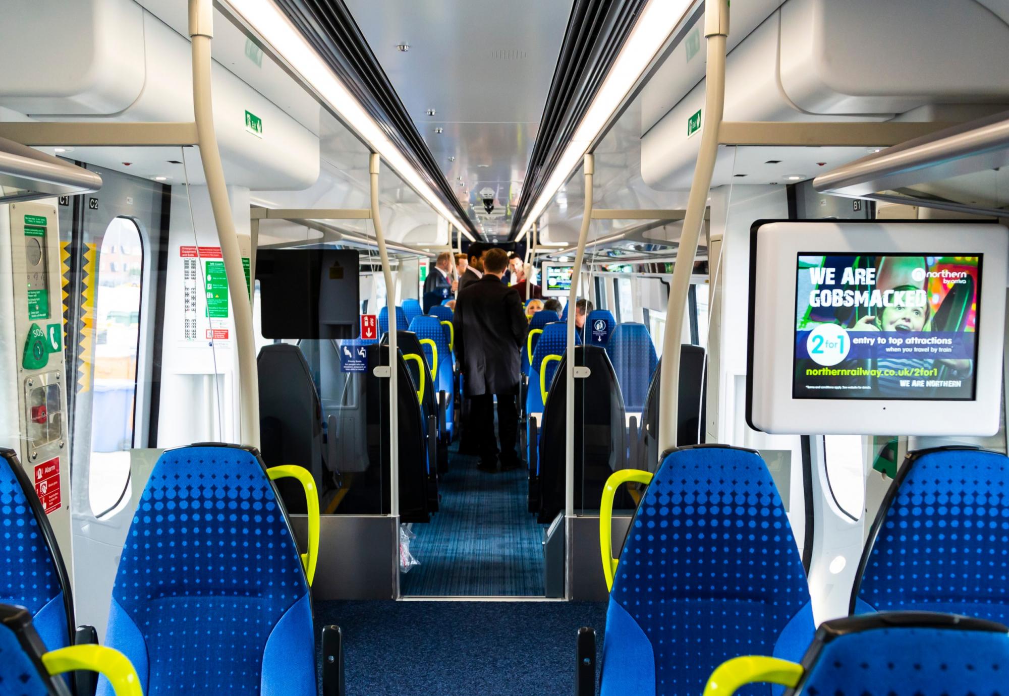 Inside a Northern Train