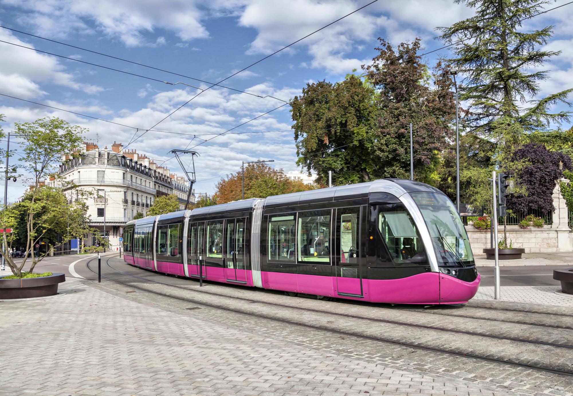 A tram in Dijon, France