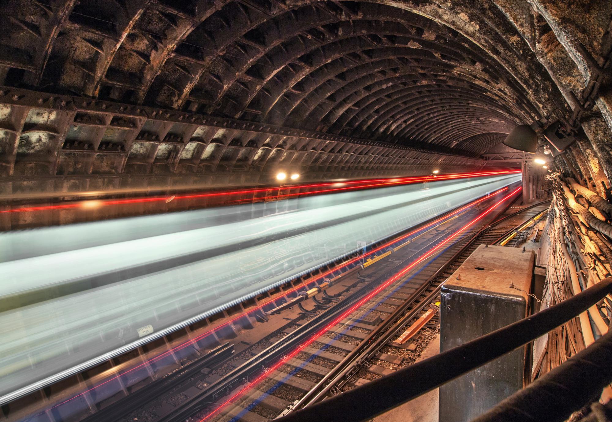 A train at speed