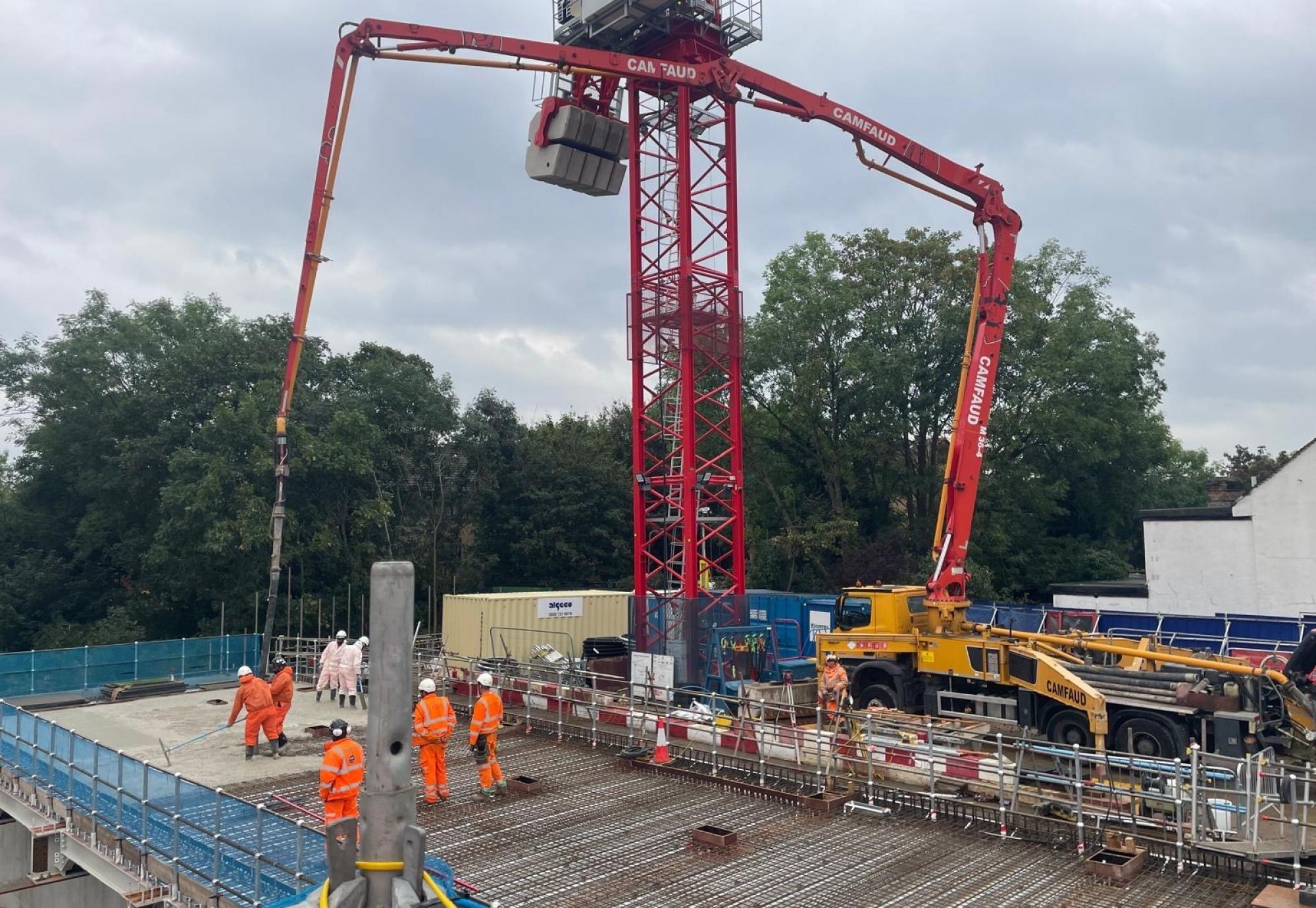 Crane at Colindale