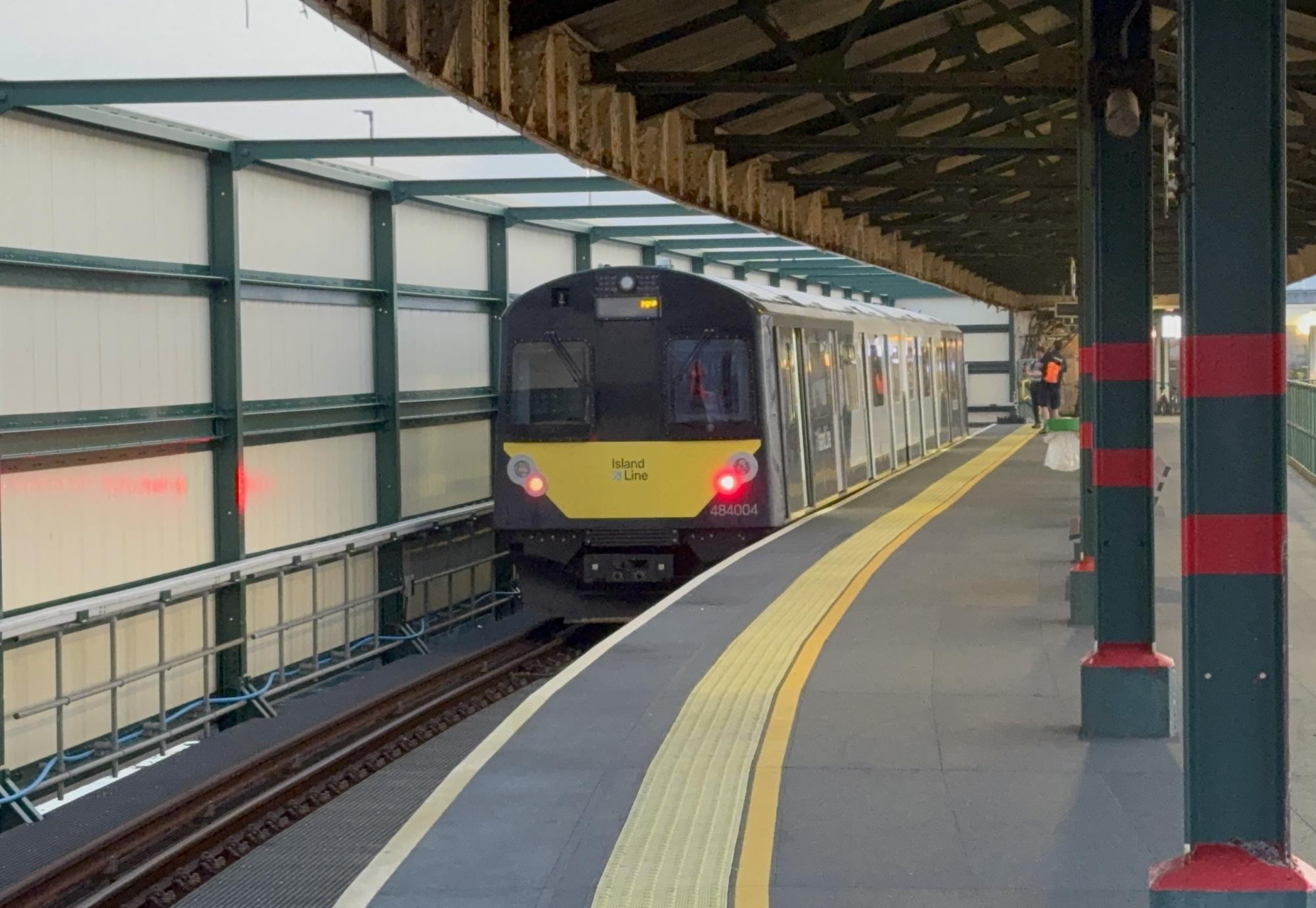 Train on the Island Line