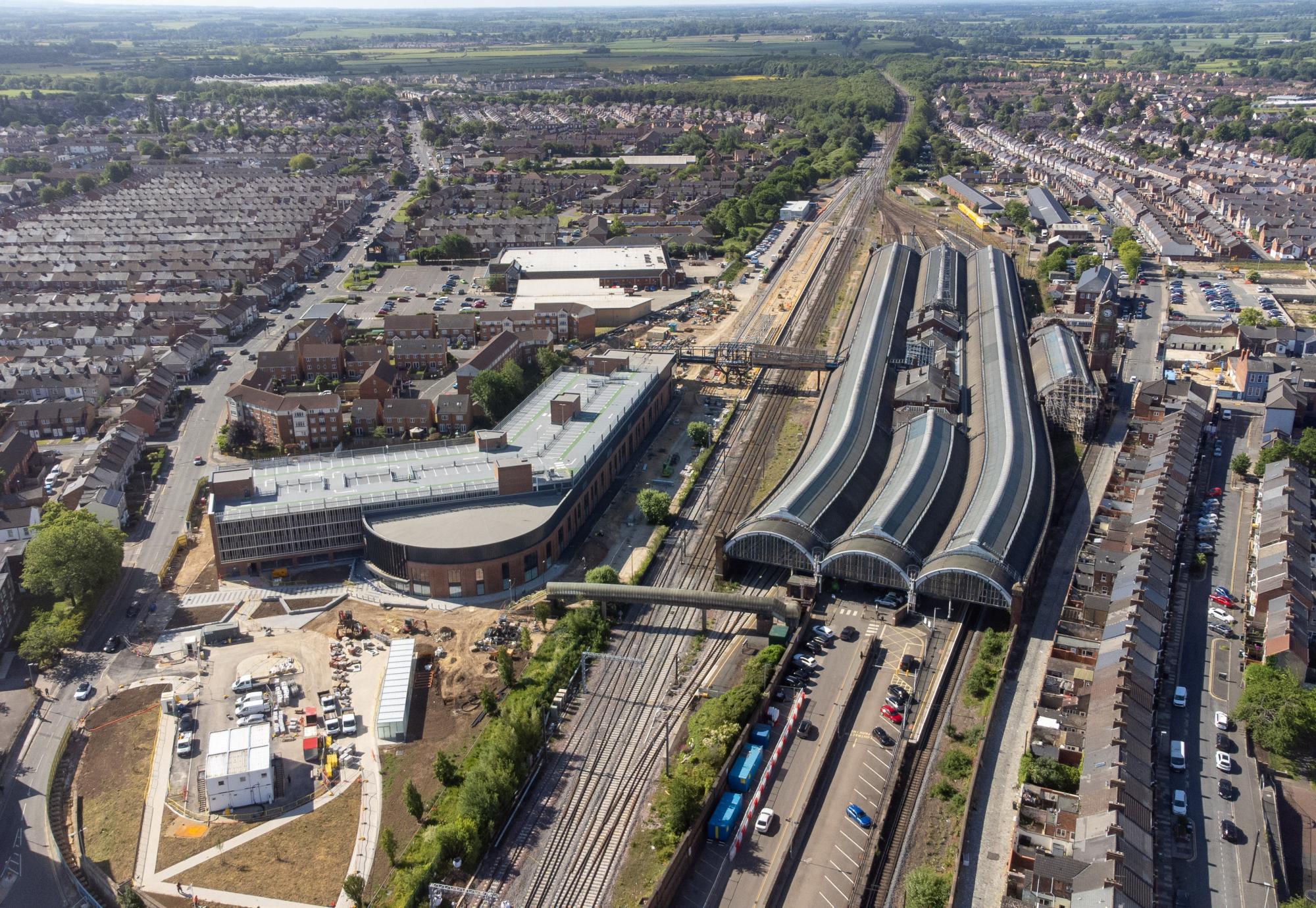 Darlington station progress