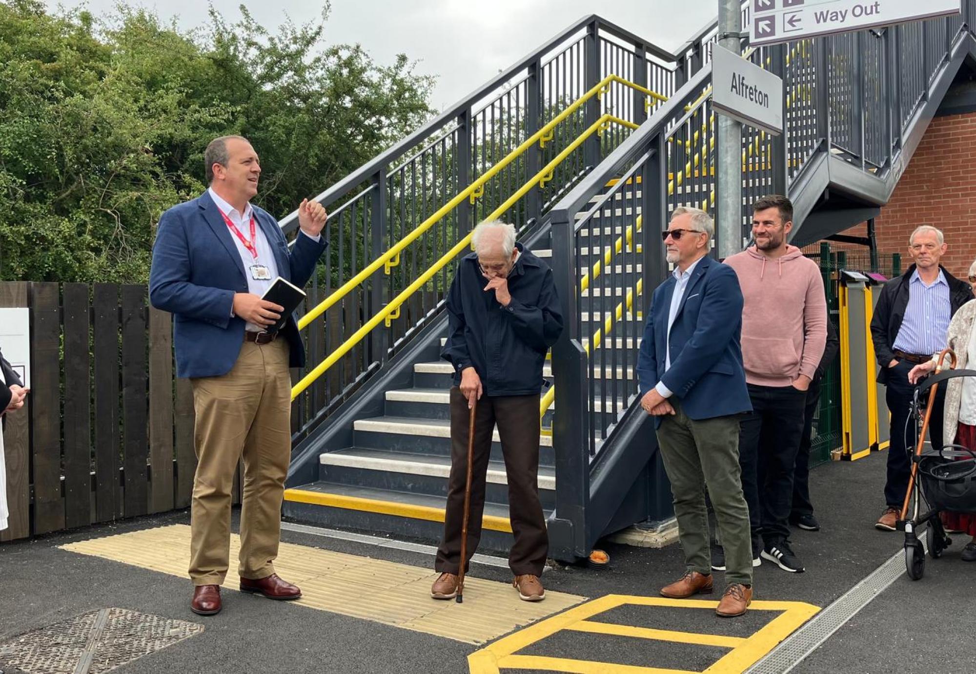 Opening of new Alfreton Station