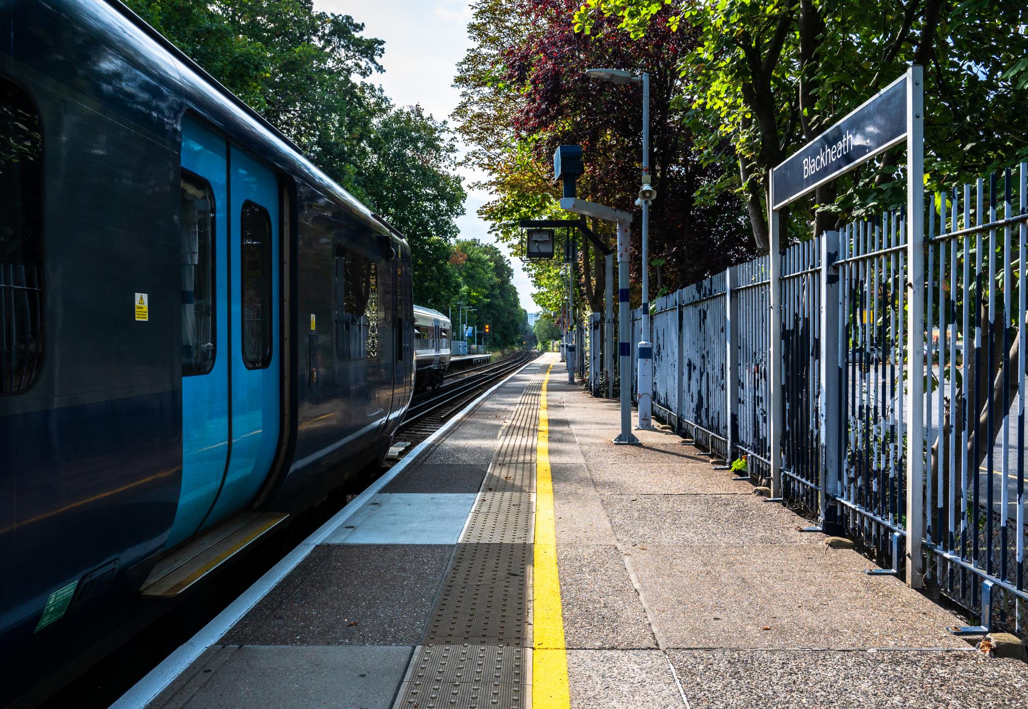 A train at Blackheath Station