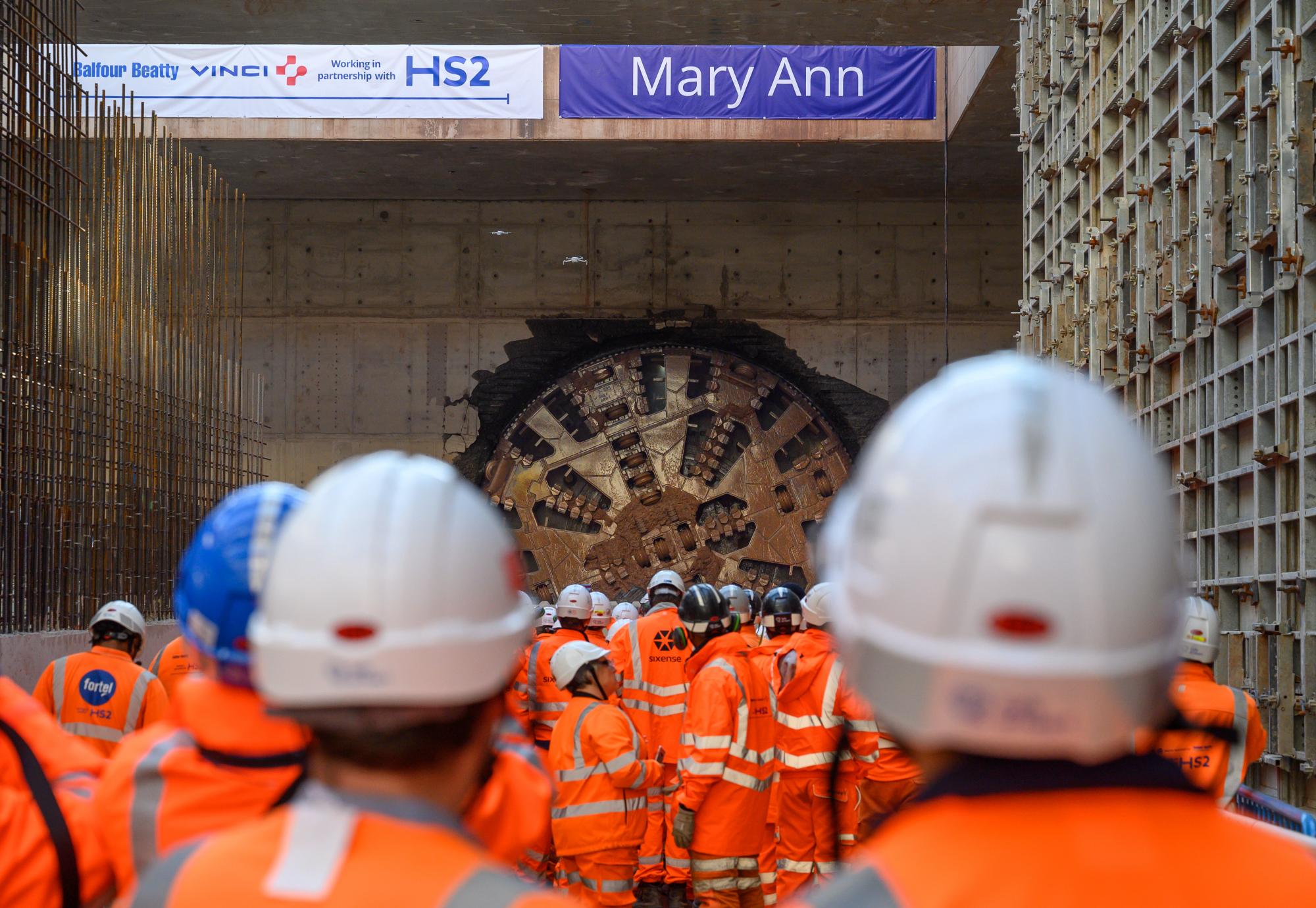 HS2 Tunnel Boring Machine