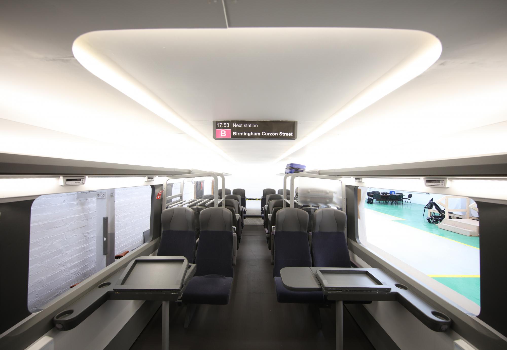 Concept design interior HS2 train