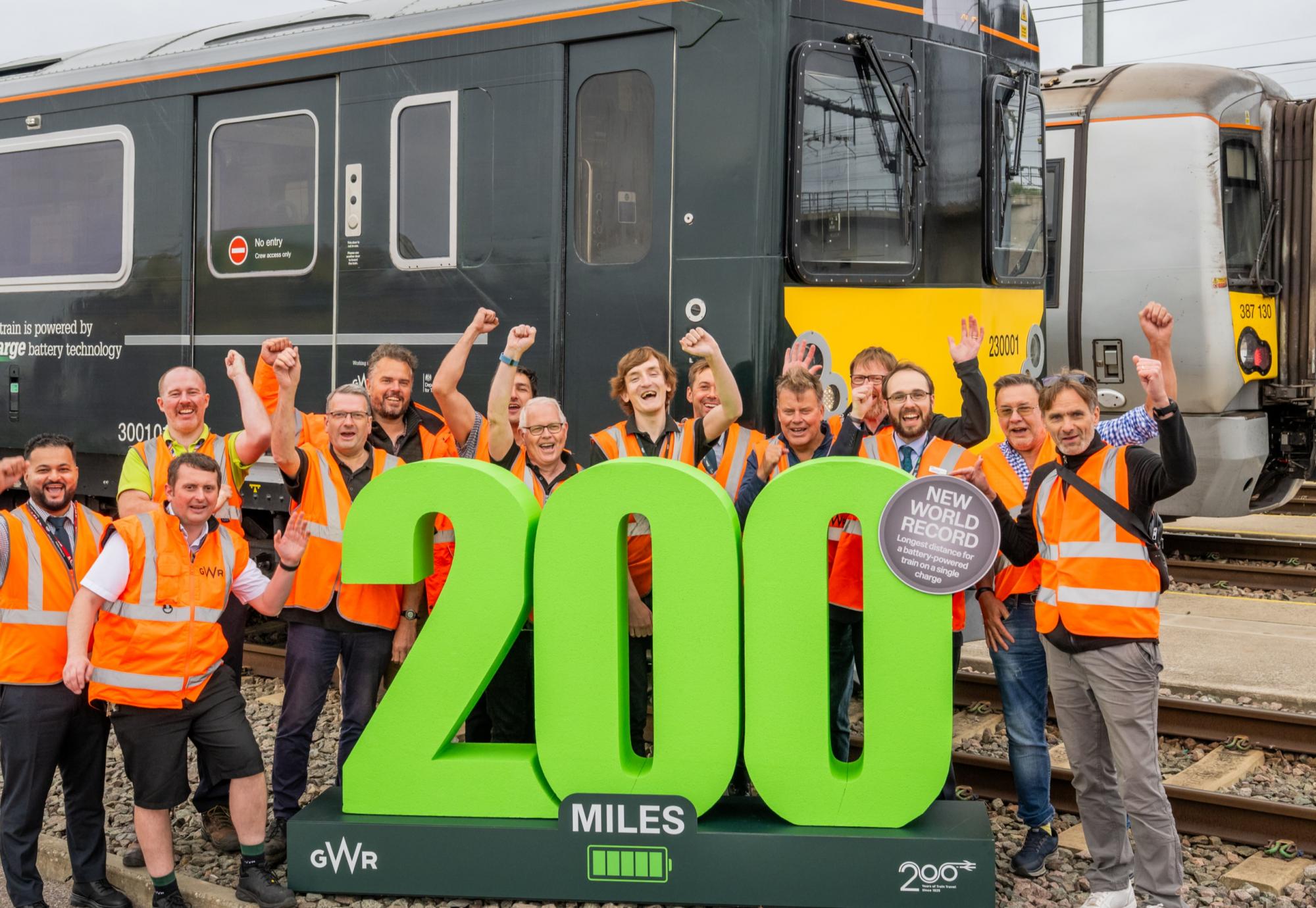 Staff Celebrating World Record