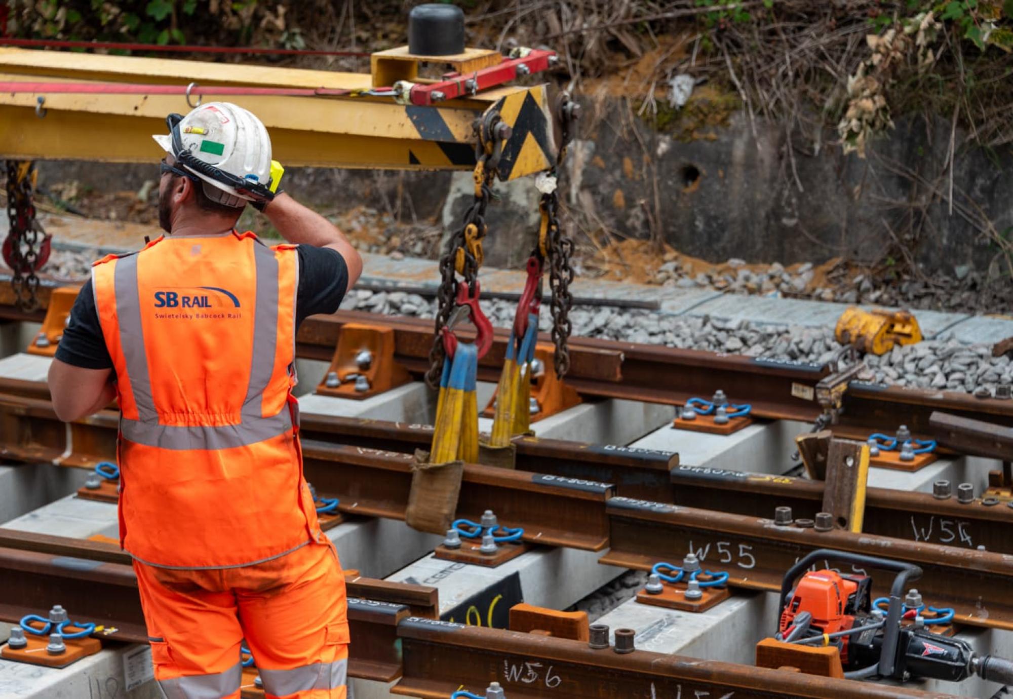 Rail Worker in Macclesfield