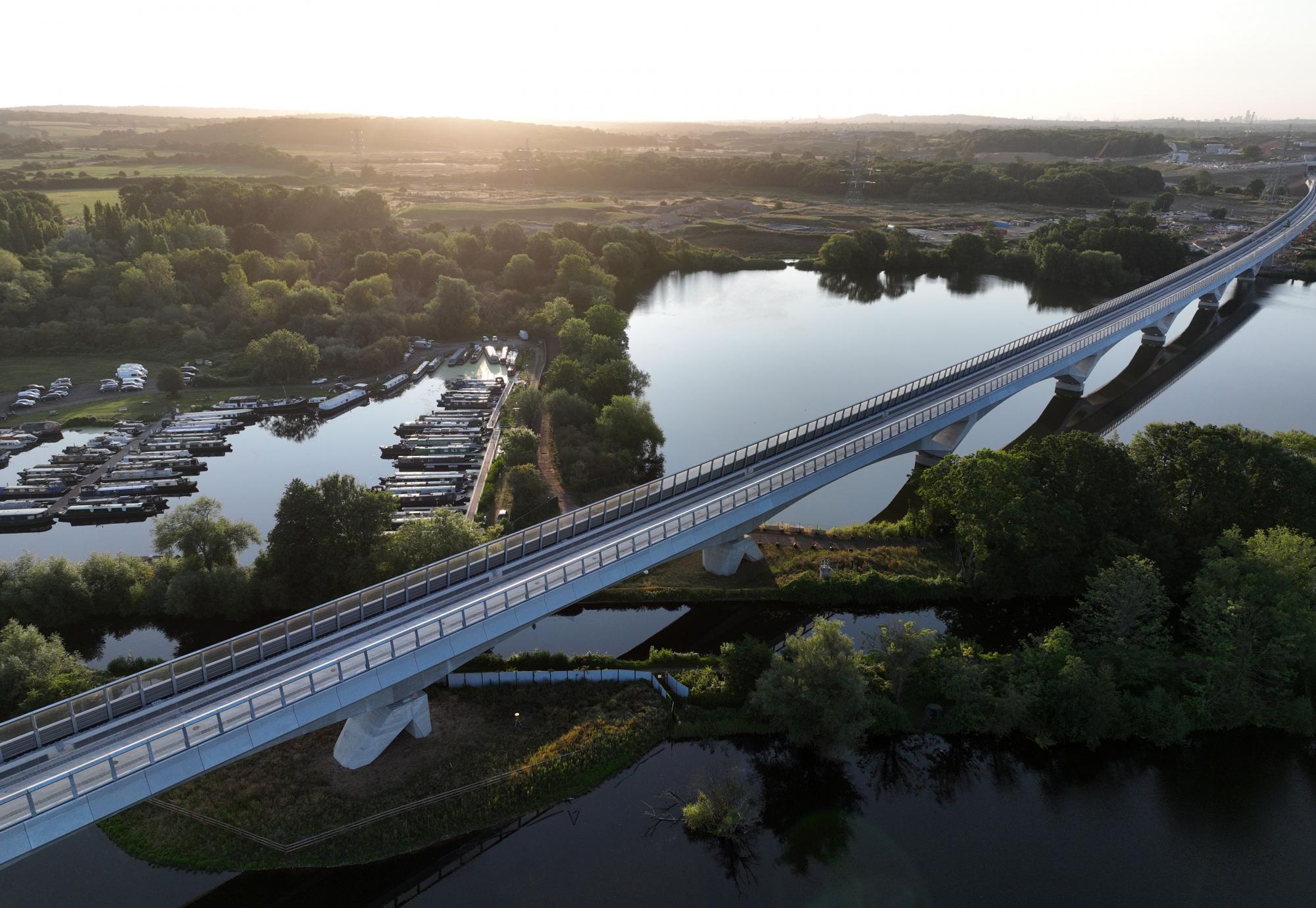 Still image of the Colne Valley Viaduct