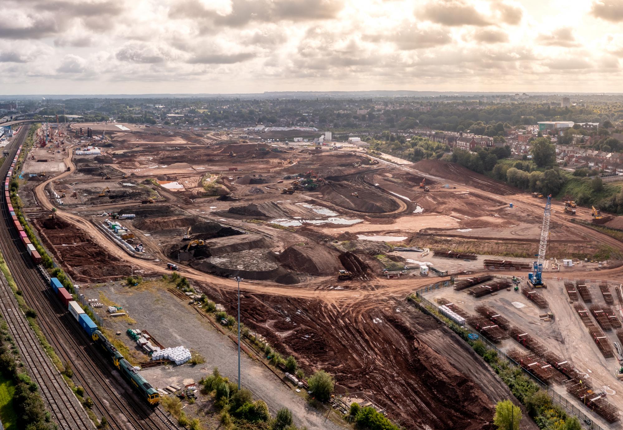 HS2 construction site