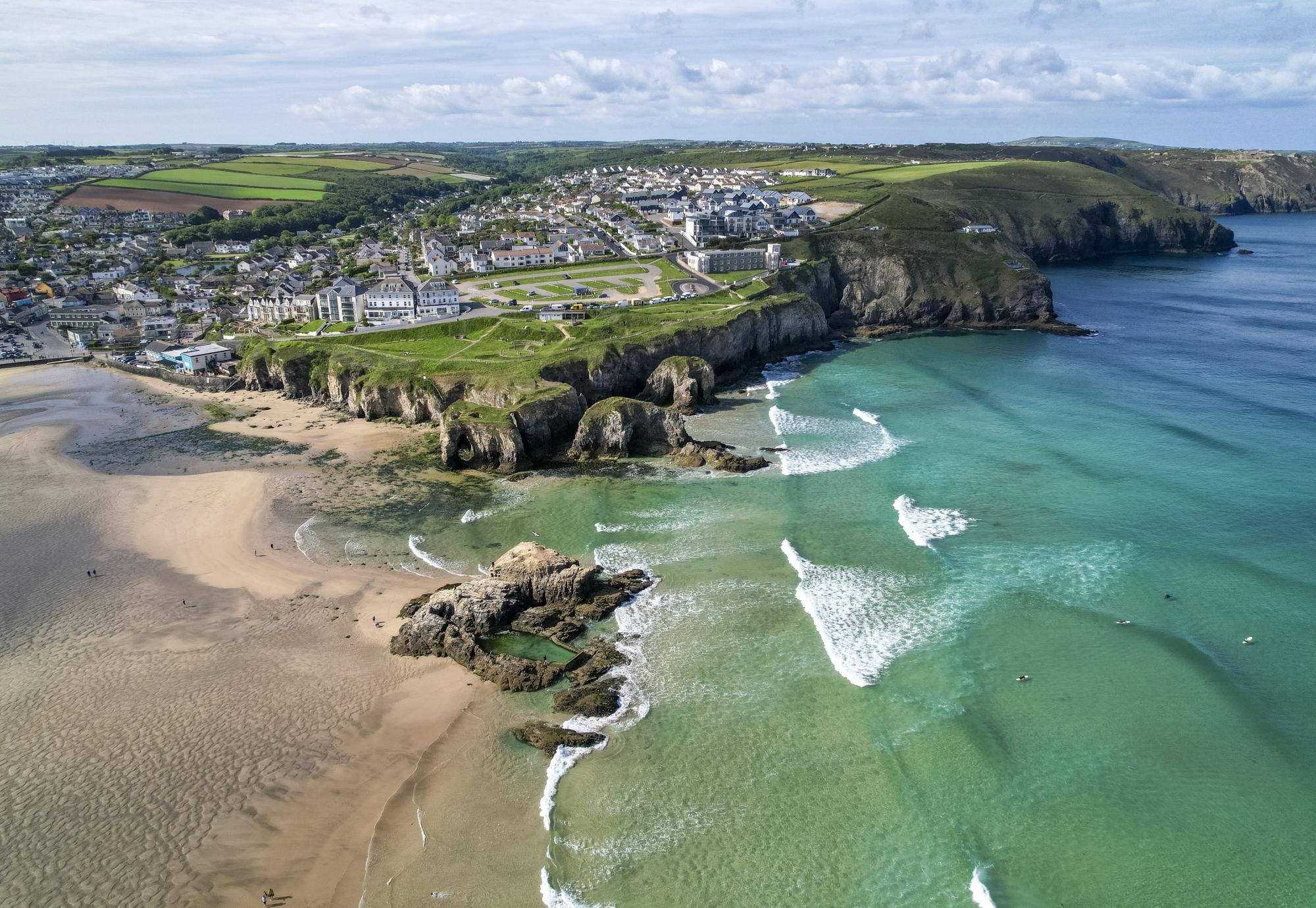 Newquay coastline