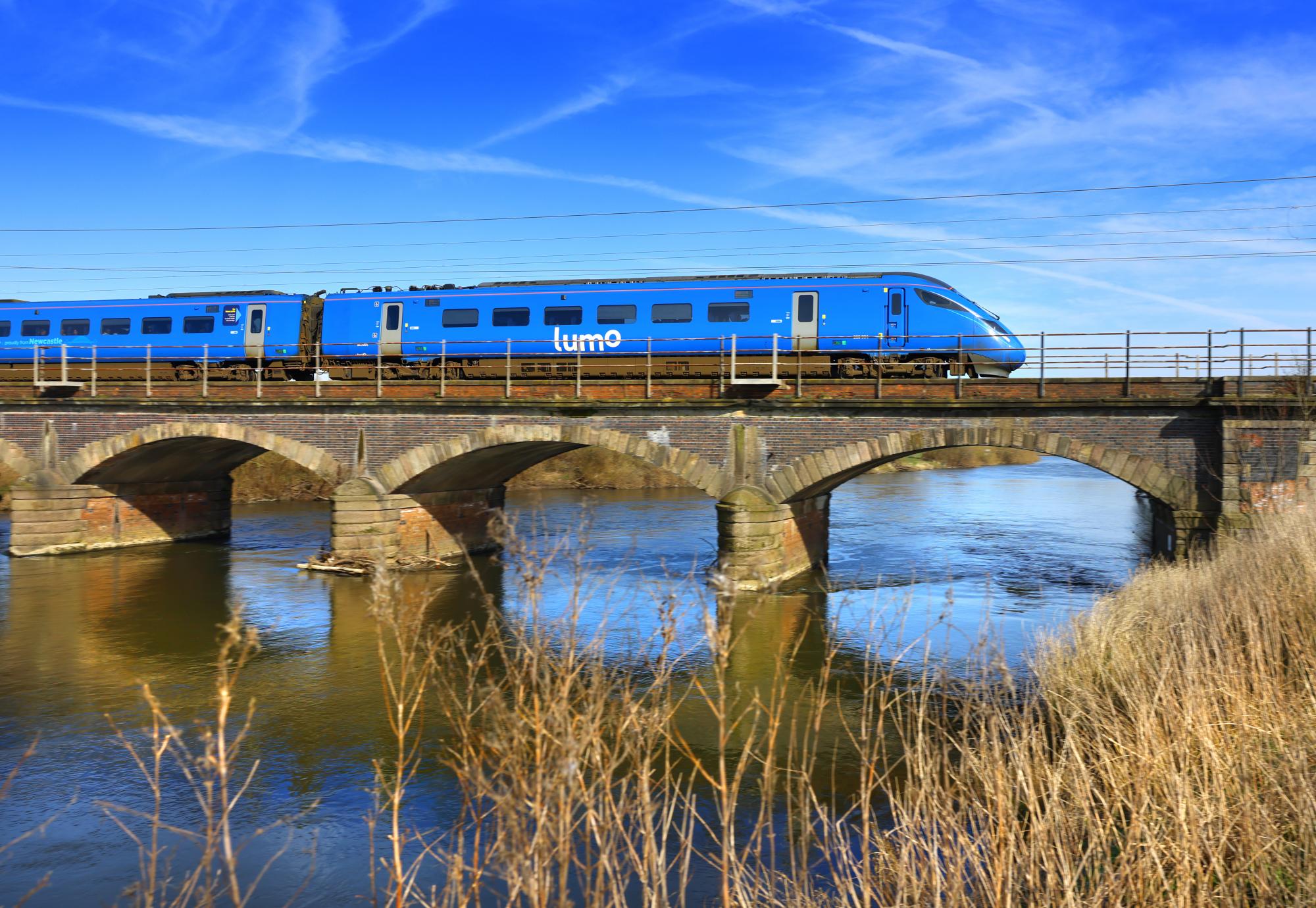 Lumo Train on a Bridge