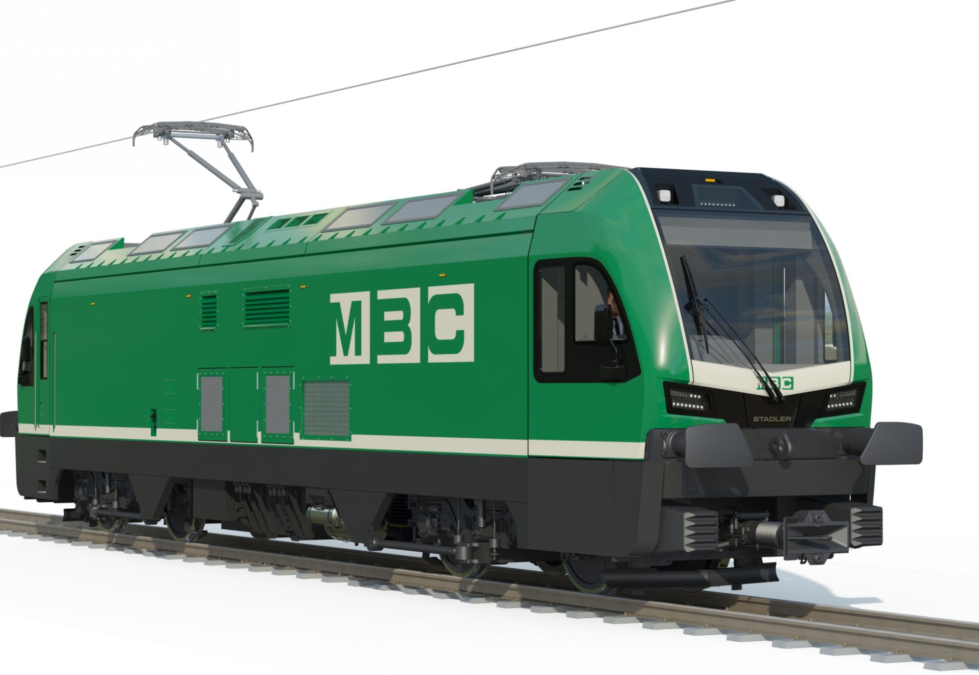 Metre-guage highbrid locomotive